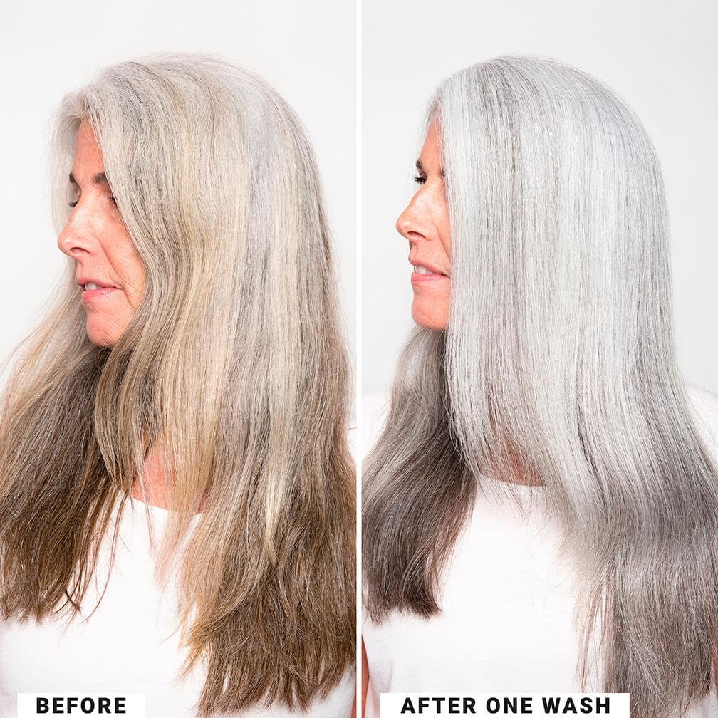 Beachwaver BRB Blonde Purple Conditioner - Anti-Brass Toning Conditioner for Women with HiX Vegan Bond Multiplers - Nourishing & Moisturizing Sulfate-Free Formula for Blonde and Grey Hair (12 Fl Oz)