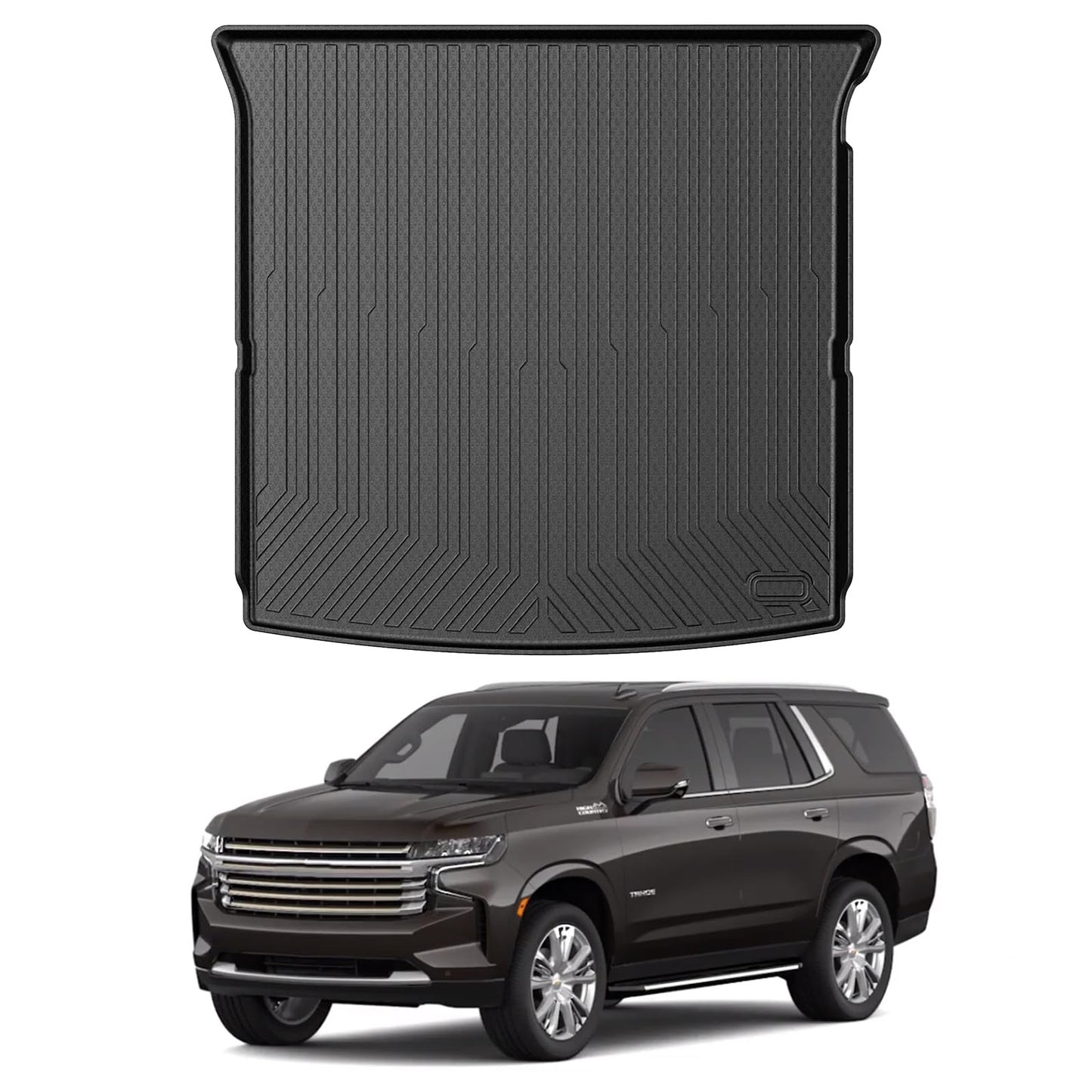 Mixsuper Cargo Liner for 2021-2025 2026 Chevrolet Tahoe/GMC Yukon, Behind The 2nd Row Seats, All Weather Cargo Mat Rear Trunk Liner Black