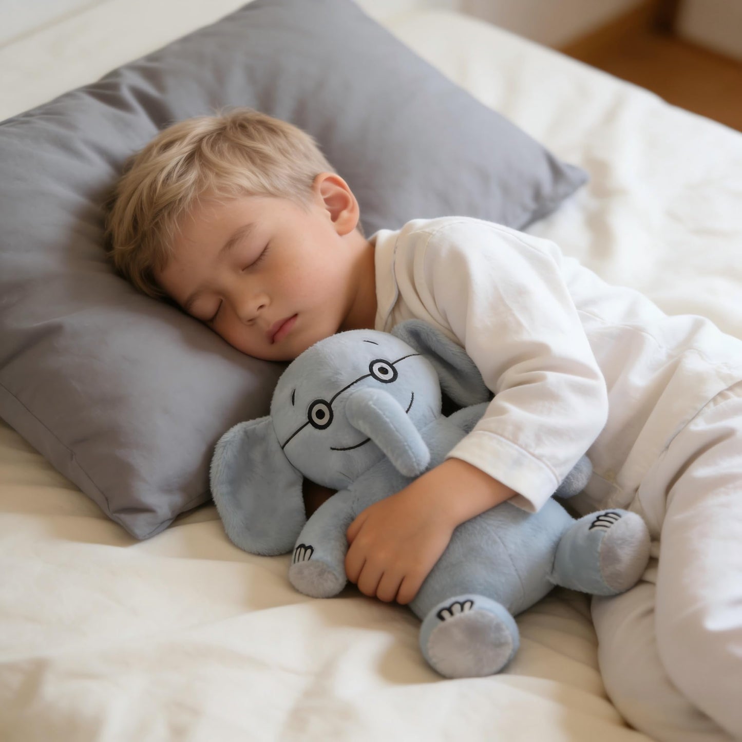 Malvjun Pair of Elephant & Piggie Soft Stuffed Animal Plush Toys, Elephant and Pig Plush Toy Set for Book Buddies Stuffed Animals, Ideal Gift for Birthday Christmas Valentine's Day Room Decoration