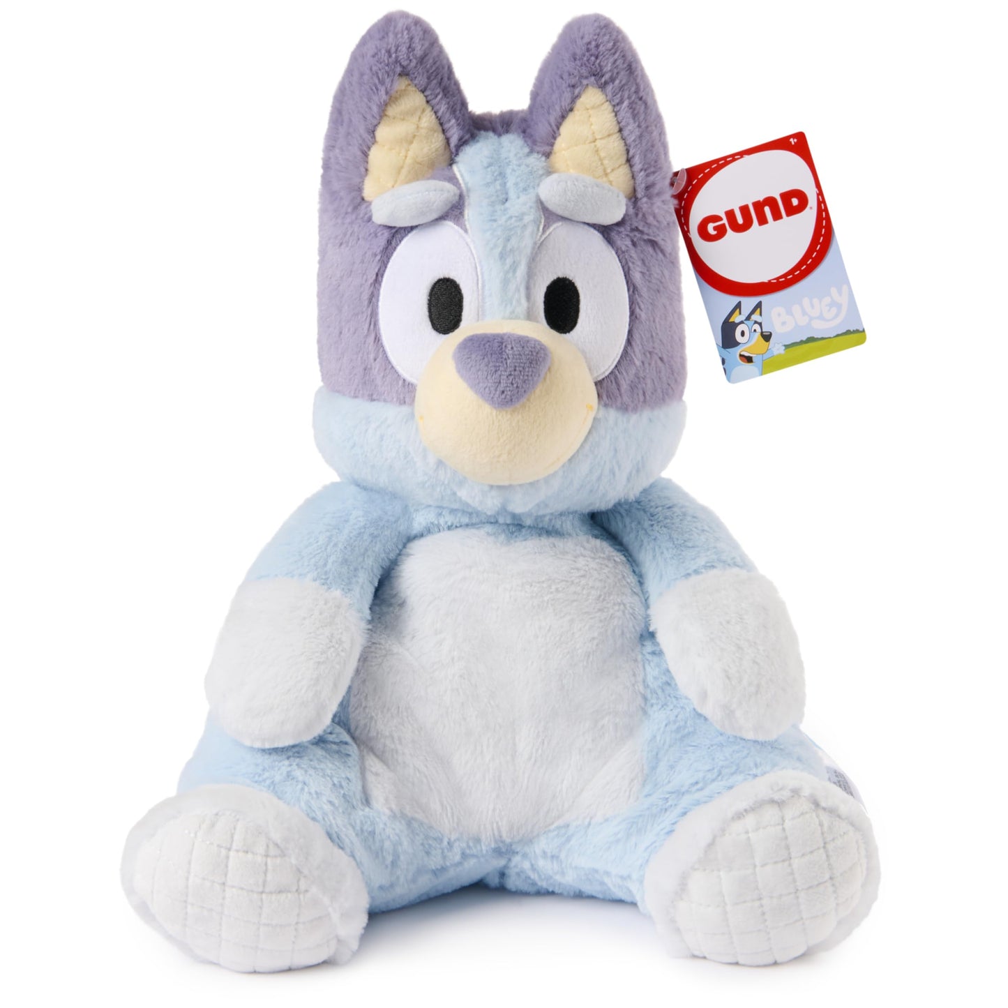 GUND Official Bluey Oh So Snuggly Plush, Bluey Plushies, Stuffed Animal Sensory Toy for Babies and Toddlers, Blue, 12.5”