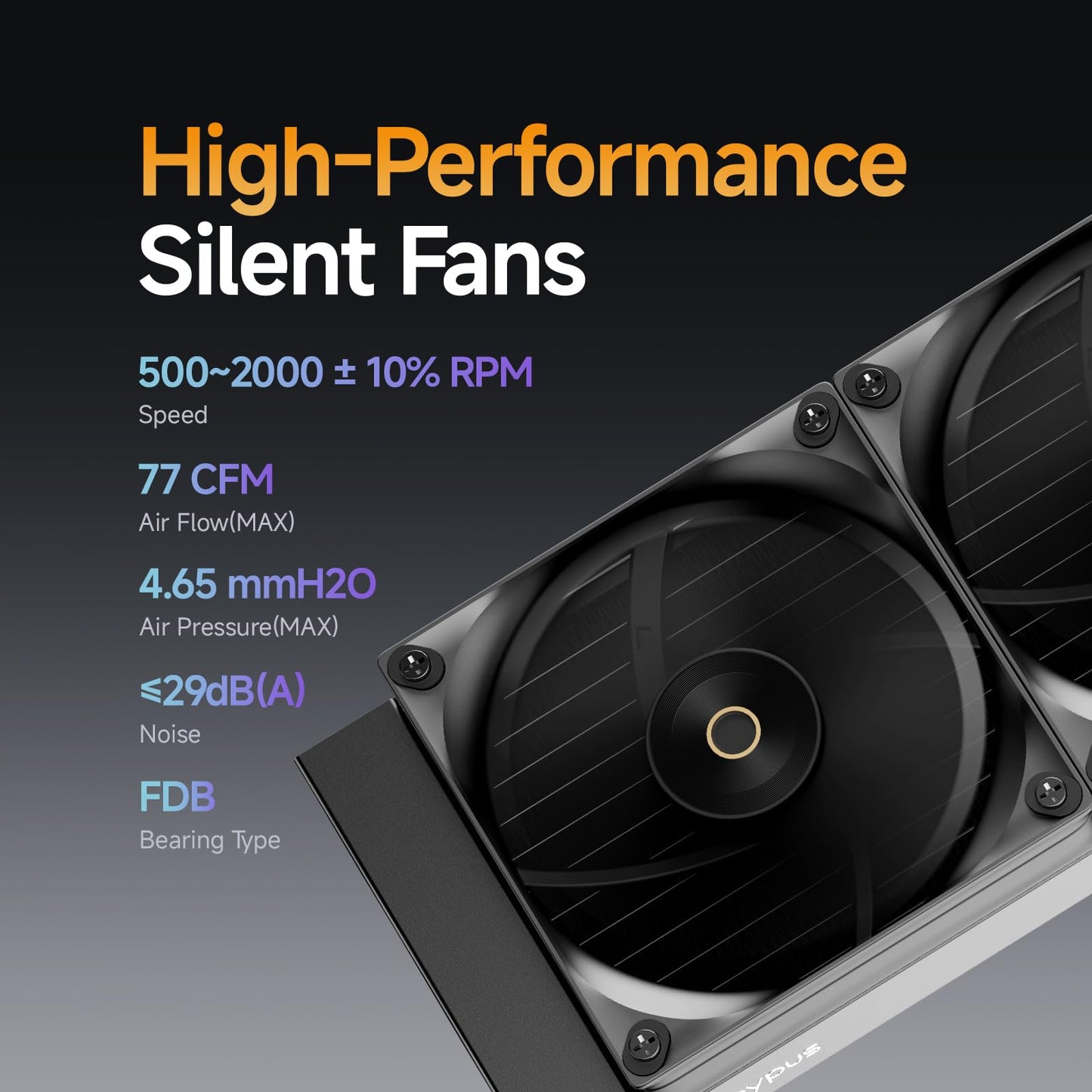 Ocypus Iota L24 Liquid CPU Cooler with Digital Display,240MM AIO CPU Water Cooler with Efficient Cooling Pump,ARGB Lighting Control,120MM PWM Fans Up to 2000 RPM,Suitable for AMD & Intel LGA (Black)