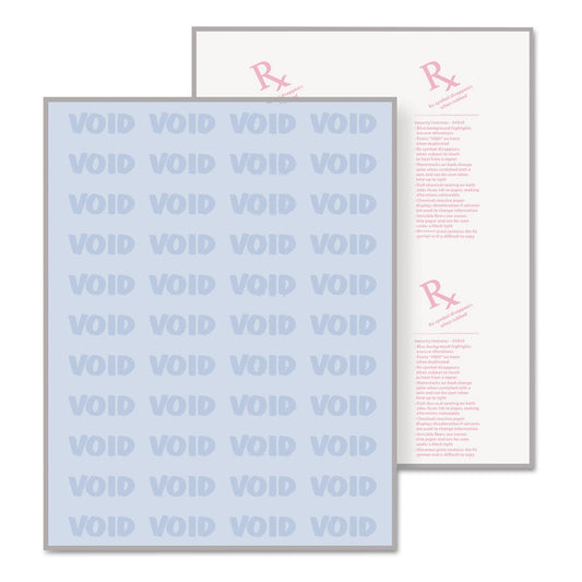 DocuGard Premier Medical Security Paper for Printing Prescriptions and Preventing Fraud, CMS Approved, 10 Security Features, Laser and Inkjet Safe, Blue, 8.5 x 11, 24 lb., 500 Sheets (04543)