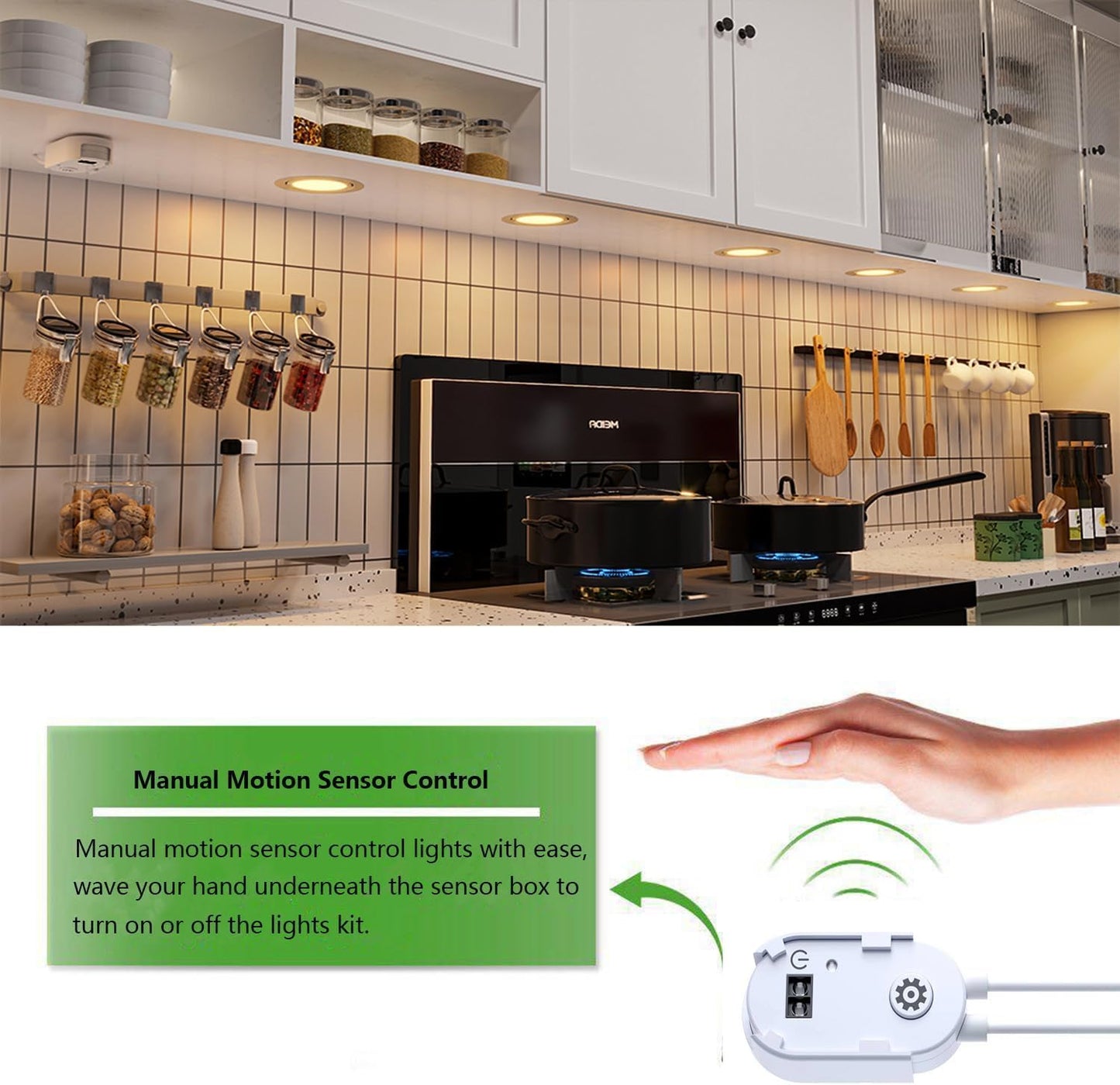 Smart Puck Lights LED Under Cabinet Lighting 2700k-6500k Dimmable Works with Alexa,Google Home,APP & Remote,12V,2W/pc,Recessed Kitchen Lamp Plug In for Counter,Display Shelf,2.5Inch Cutout,6pcs,Sliver
