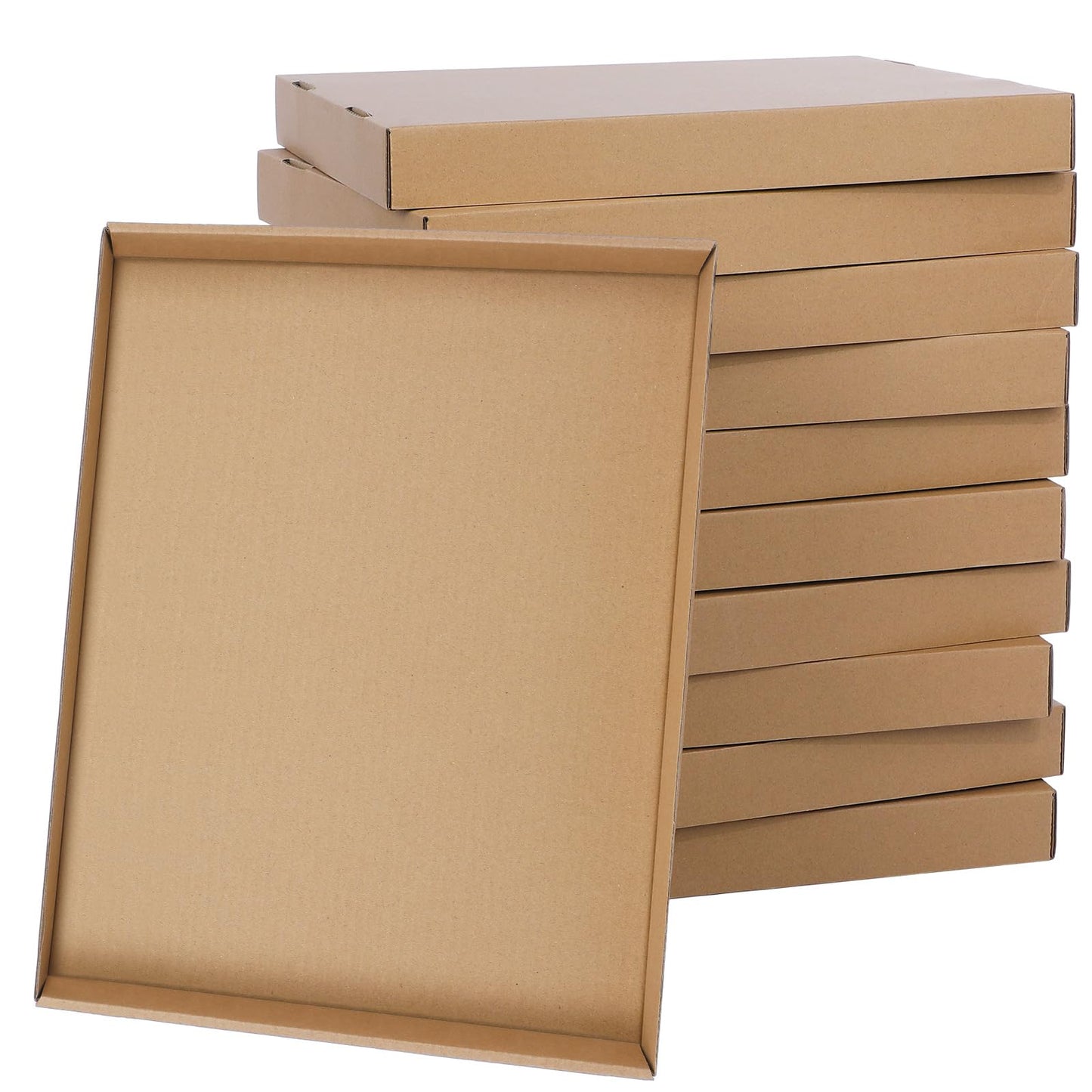 Gilprop 20 Pack File Box Lids, Fits for 15" x 12" x 10" Cardboard Letter or Legal File Moving Boxes Covers for Packing Moving and Storage Supplies, Box Not Include(Brown)