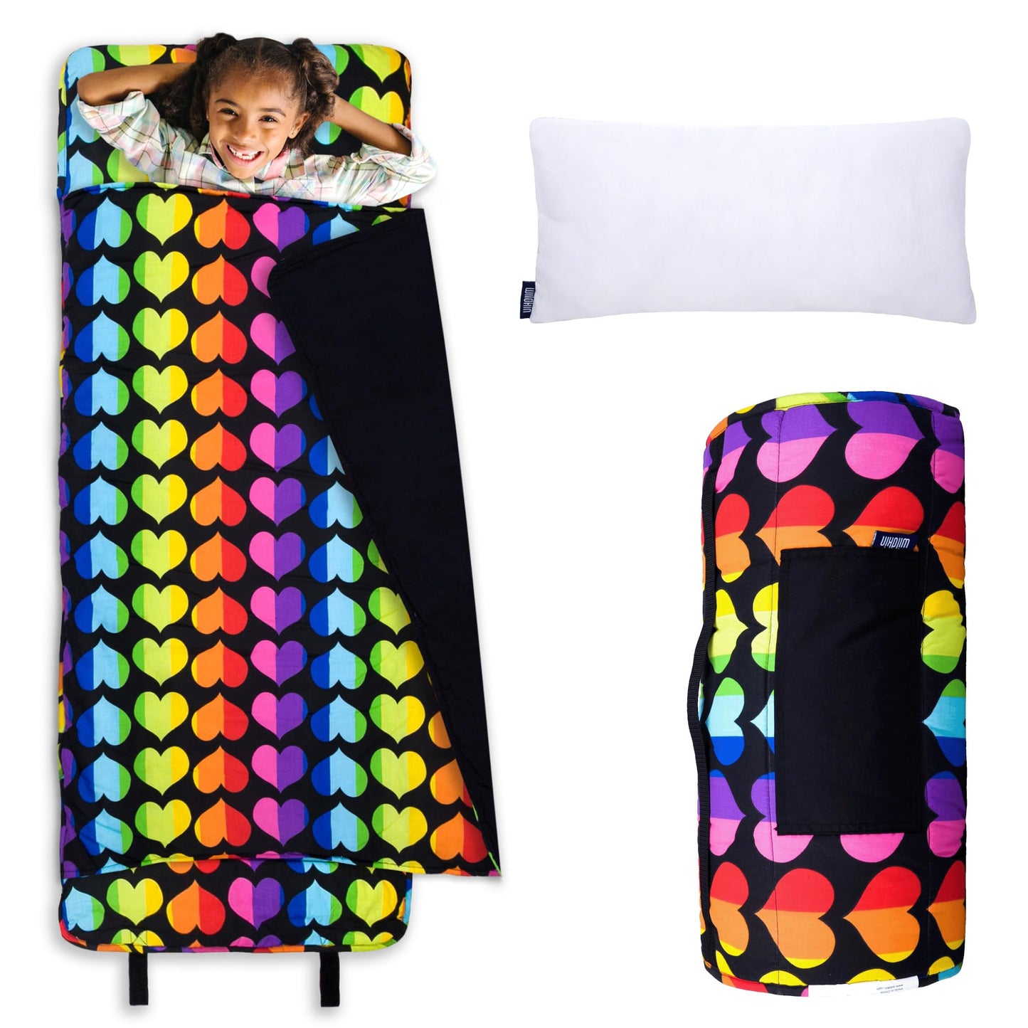 Wildkin Rainbow Hearts Original Nap Mat