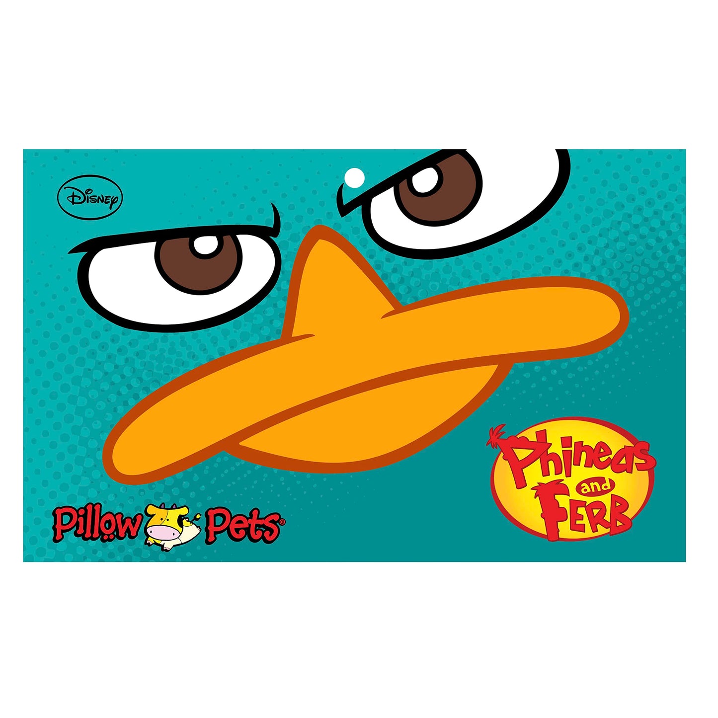 Pillow Pets Authentic Disney 18-Inch Perry, Folding Plush Pillow-Large