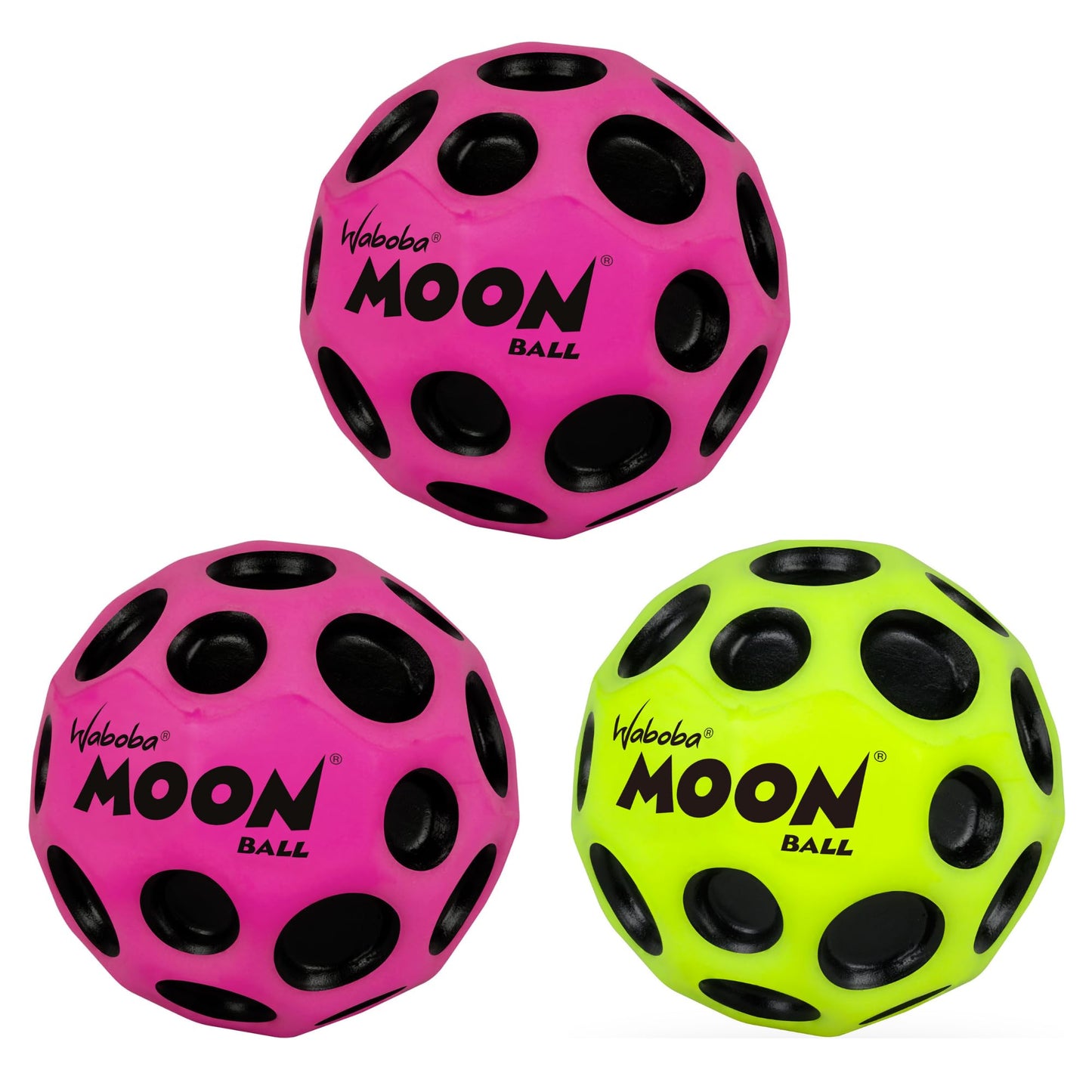 Waboba Moon Balls in Assorted Colors - Set of 3