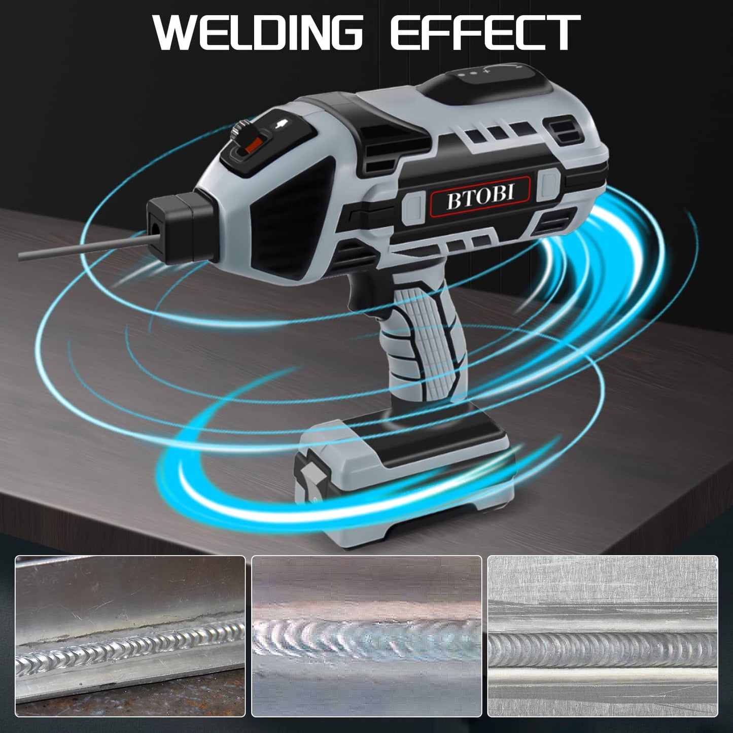 Welding Machine,Portable ARC Welder Machine Gun,IGBT Standing Handheld Welding Machine, 6 variable current adjustment,suitable for 3/32"-1/8" Stick Welder,BTOBI 110V Welder Machine Kit…