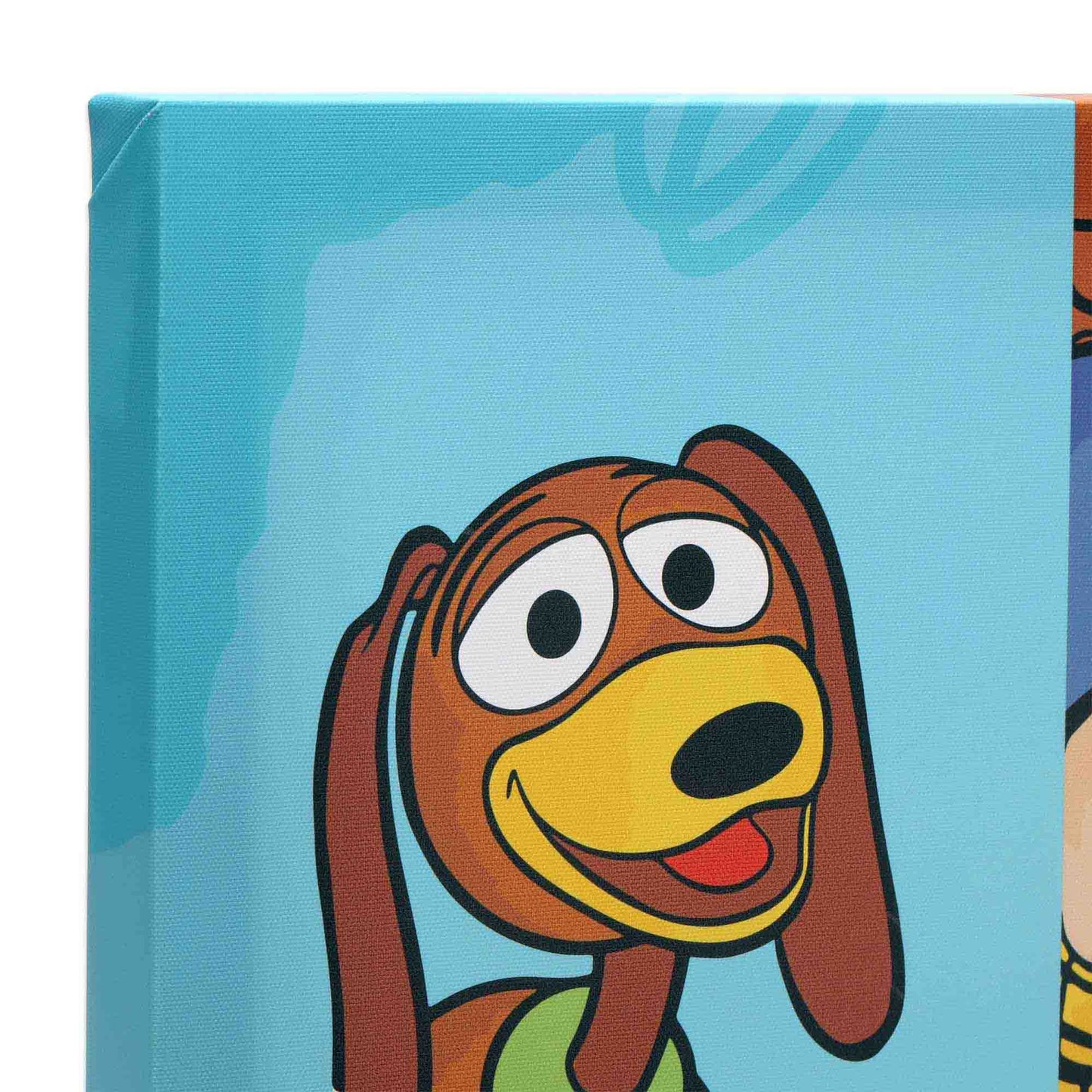 Open Road Brands Disney Pixar Toy Story Line Up Gallery Wrapped Canvas Wall Decor - Large Toy Story Painting Featuring Slinky, Woody, Rex and Buzz