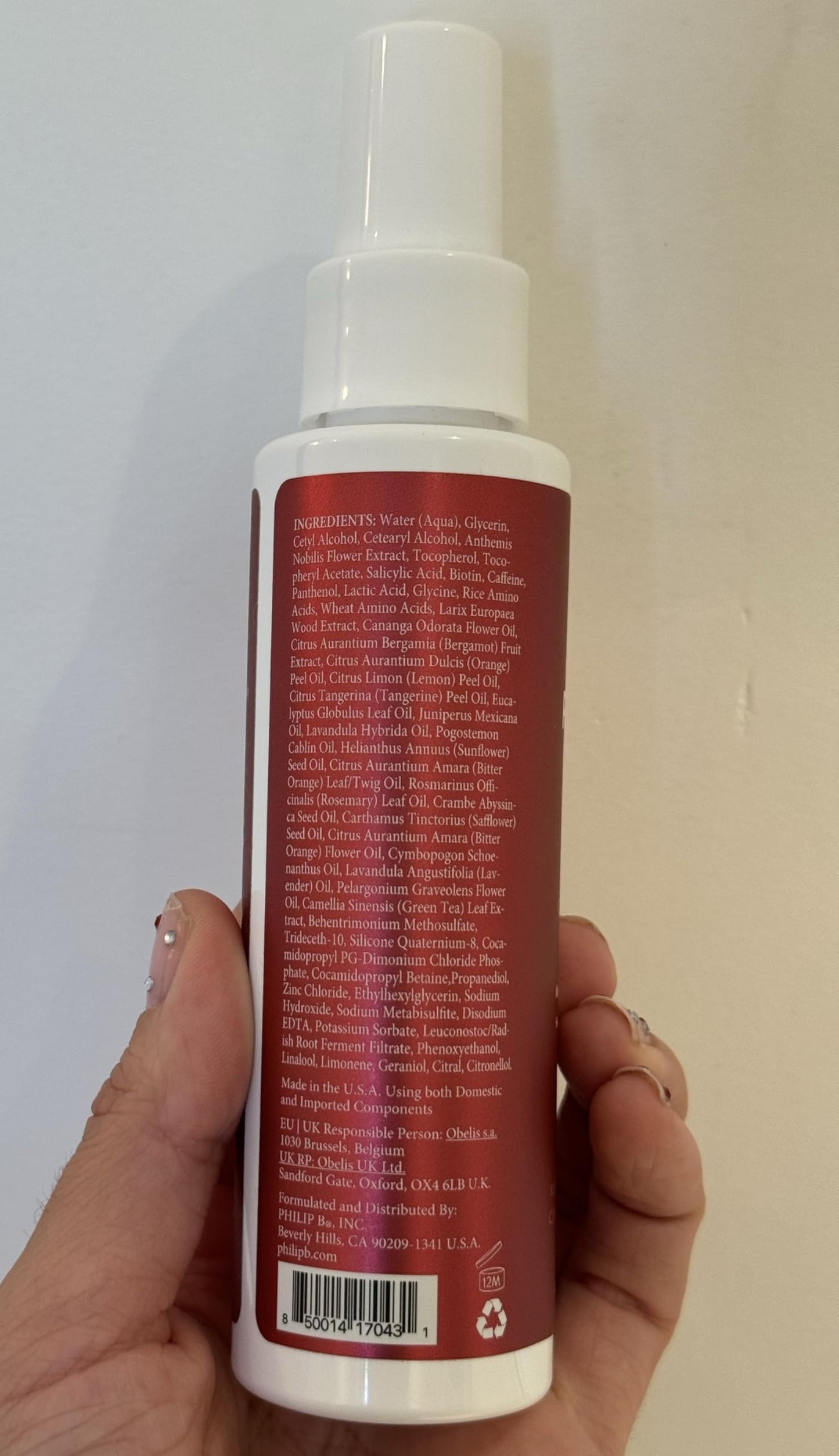 PHILIP B. Scalp Booster Leave-In Conditioner, 4.23 Oz - Scalp Treatment for Thicker, Denser Looking Hair - Made with Redensyl, Keratin Amino Acids and Salicylic Acid