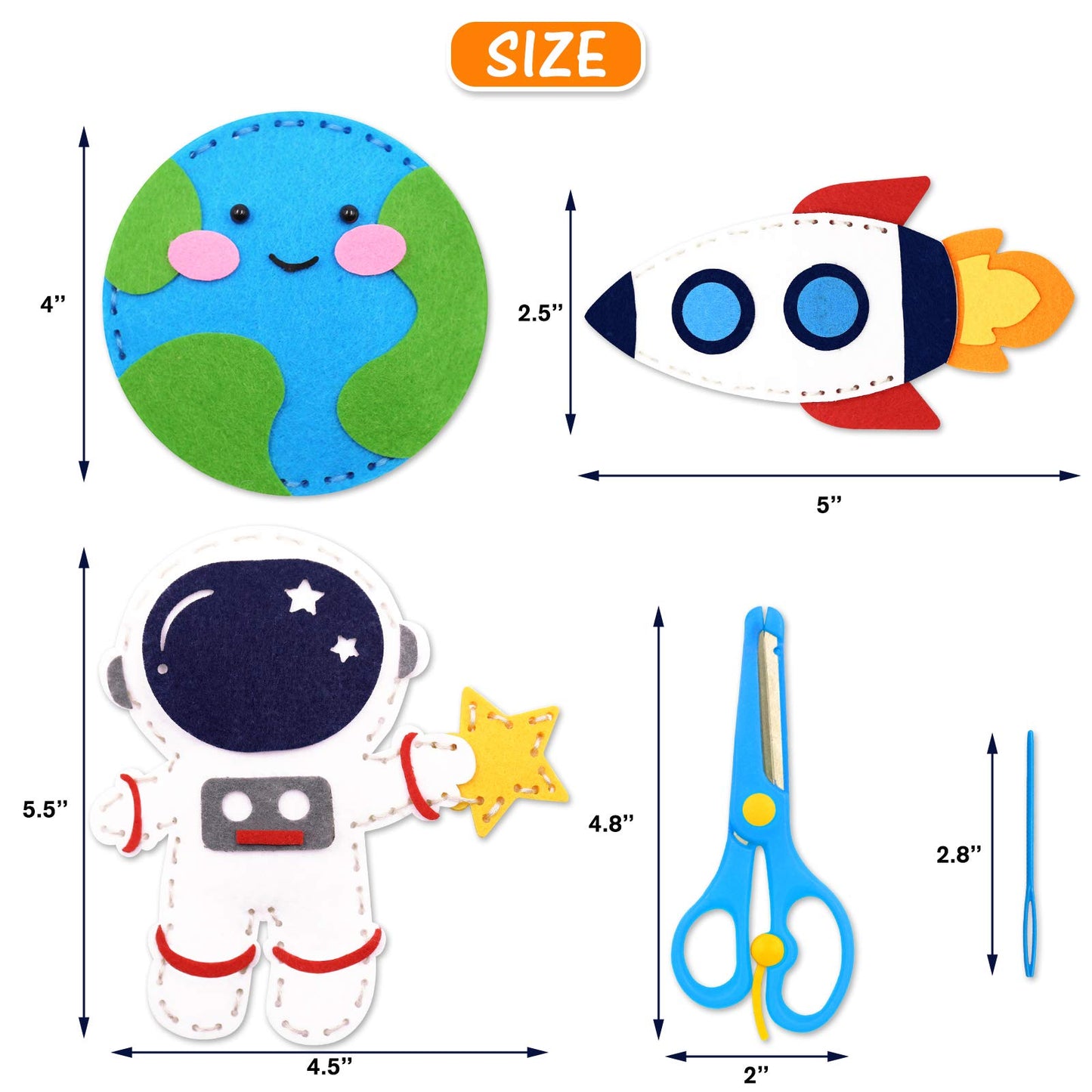CiyvoLyeen Solar System Sewing Craft Kit
