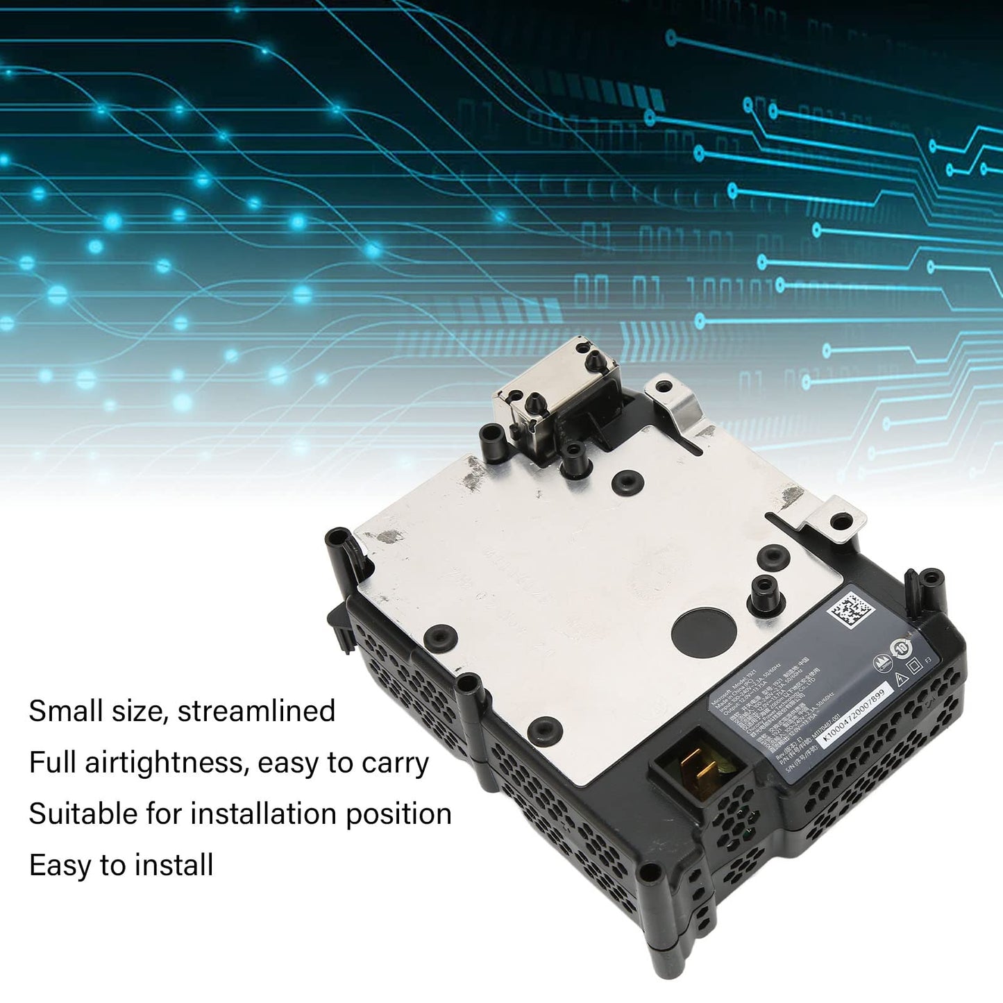 Replacement for Series S Power Supply, Power Board AC Adapter Brick, 100 to 240V Game Console Internal Power Supply, Easy to Install