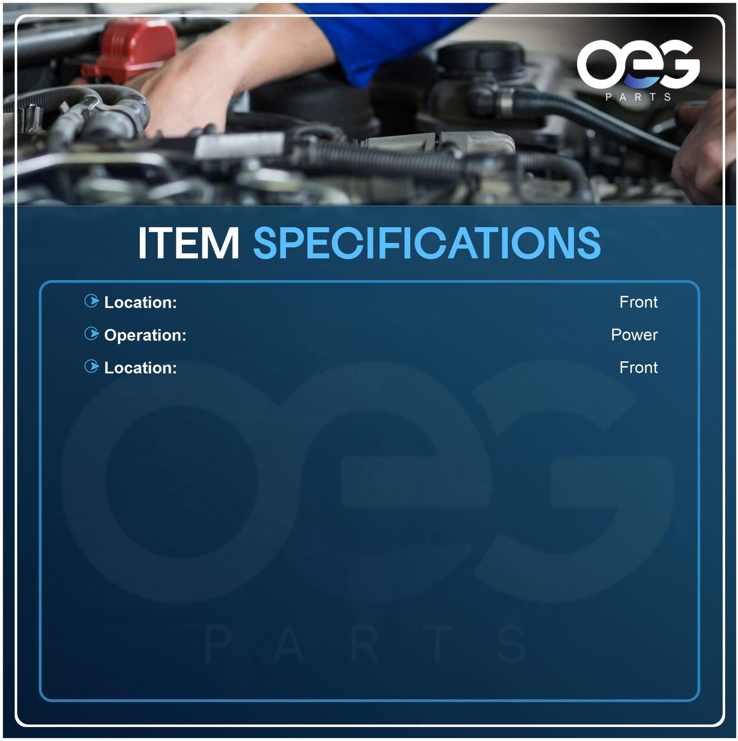 OEG Parts New Windshield Wiper Motor Compatible with Cadillac Chevrolet GMC 1990-2002 Includes Pul. 15740719, 22100736, 22101097, WPM158, 12368702