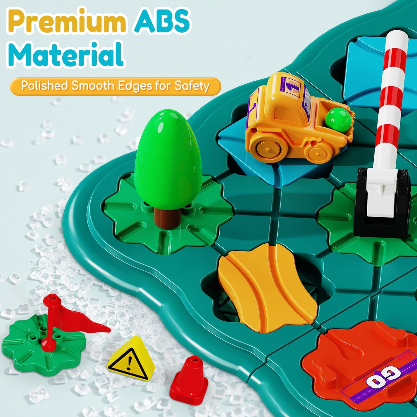 STEM Board Games for Kids Maze Learning Games Learning Games Montessori Logic Path Track Building Blocks Preschool Birthday for Boys Girls