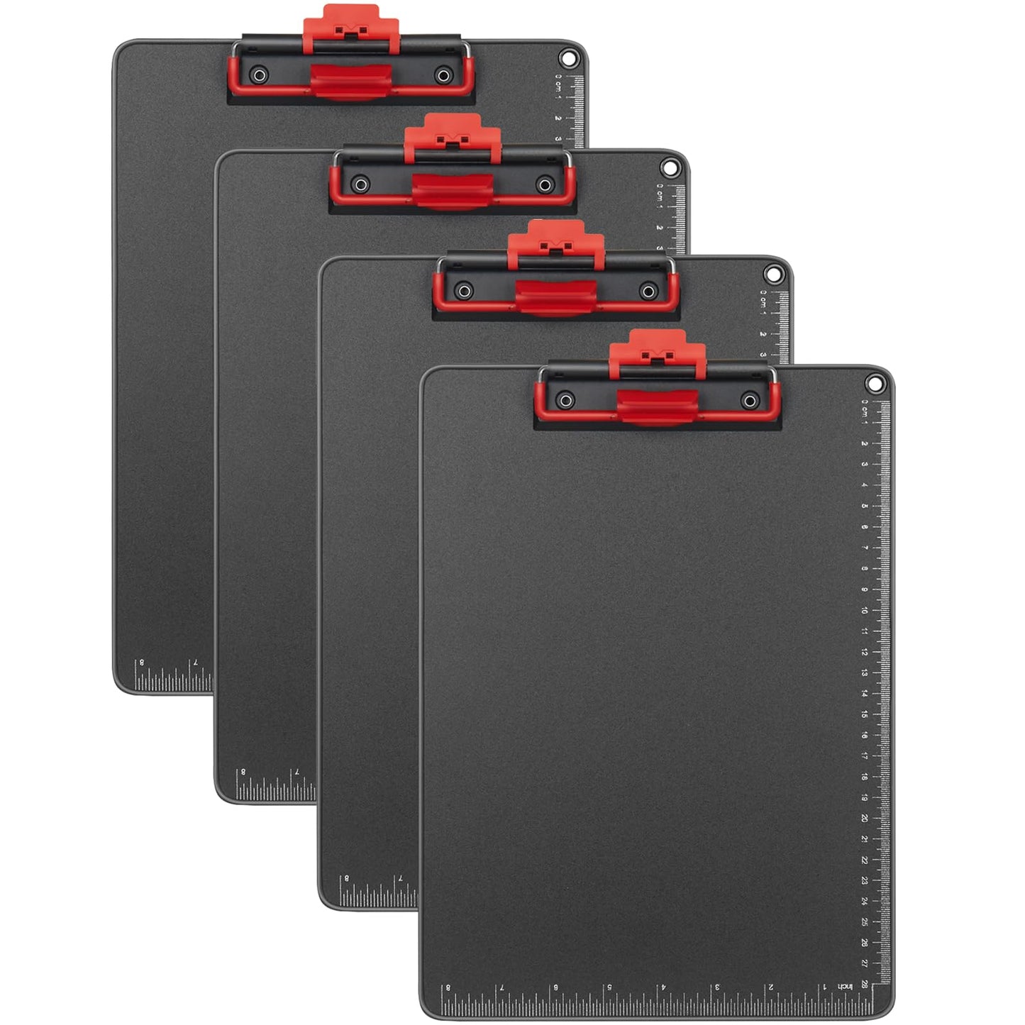 A4 Clipboard with Pen Holder,AlumFrame 2in1 HD Antislip Office/School 4P