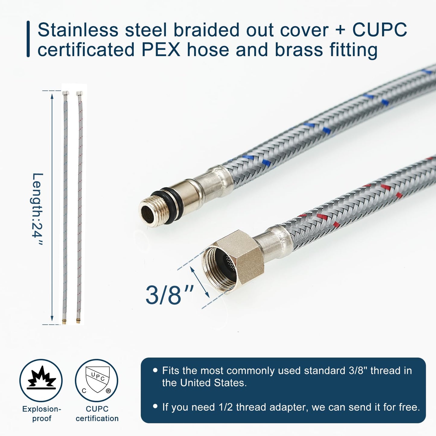 VOTON Chrome Bathroom Faucets Single Handle Waterfall Sink Faucet One Hole or Three Holes with Deck Mount Vanity Farmhouse RV Vessel Basin Faucet