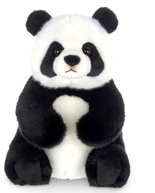 Bearington Tux Plush Panda Bear Stuffed Animal, 11 Inch