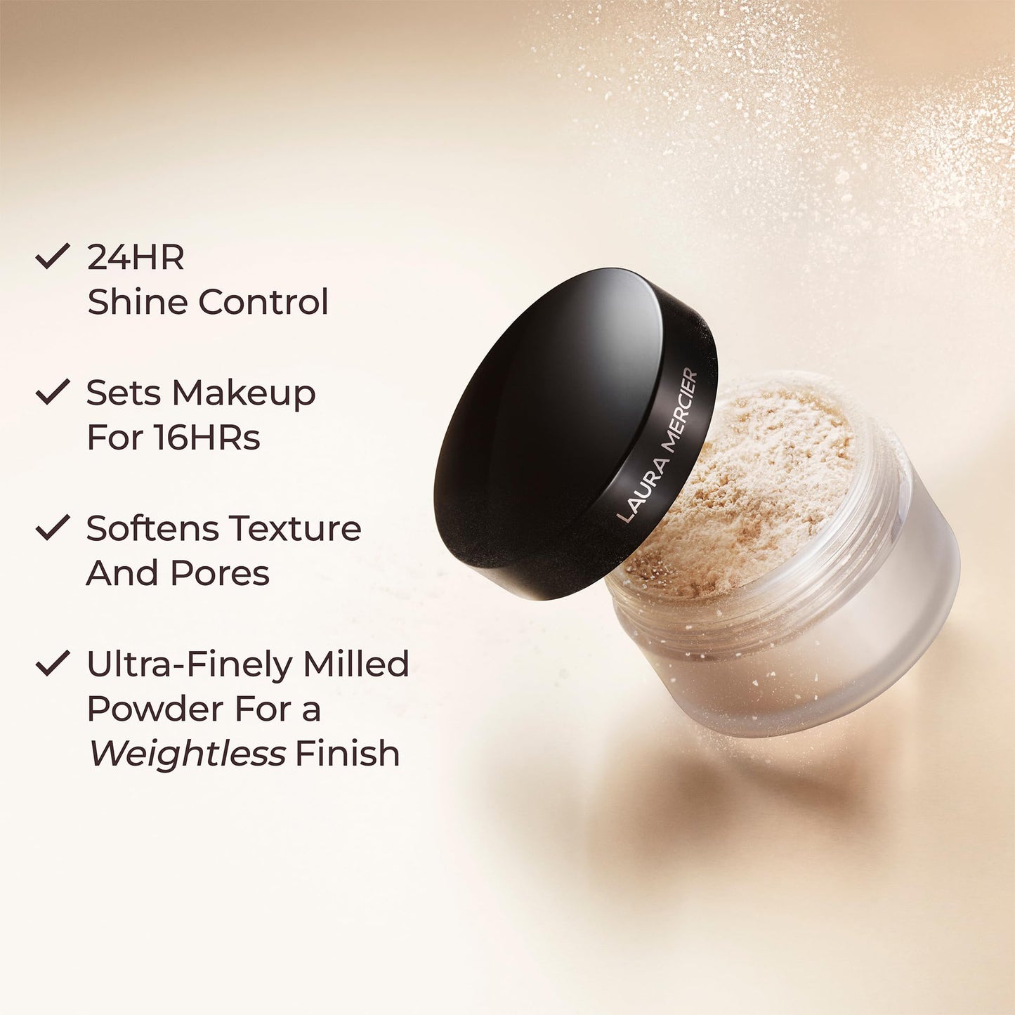 Mini Setting Powder and Caviar Stick Duo, Rosegold