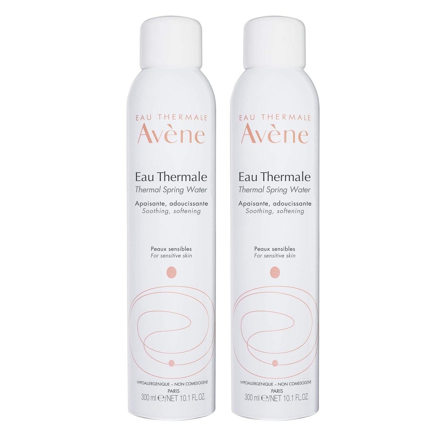 Avene Thermal Spring Water, Soothing Calming Facial Mist Spray Duo, 10.1 Oz, Set of 2