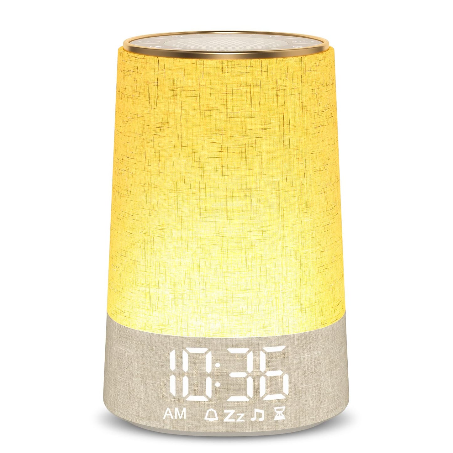 AFEXOA Sunrise Alarm Clock with Wake Up Light, White Noise Machine with 30 Soothing Sounds, Dimmable Display, Night Light for Bedroom, Heavy Sleepers, Adults & Kids