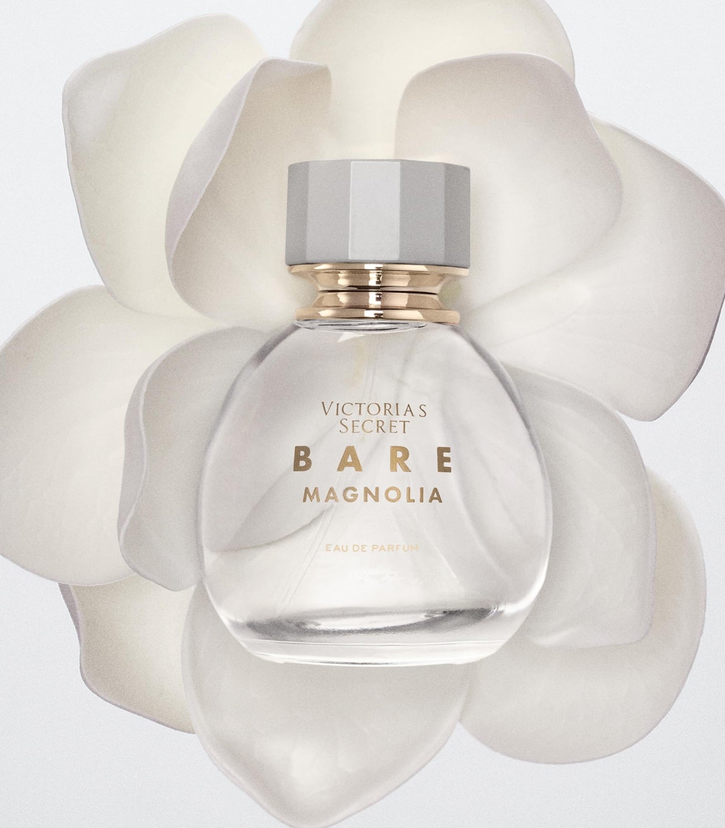 Victoria's Secret Bare Magnolia Eau de Parfum, Notes of Orange Flower, Wood & Vanilla Musk, Perfumes for Women (3.4 oz)