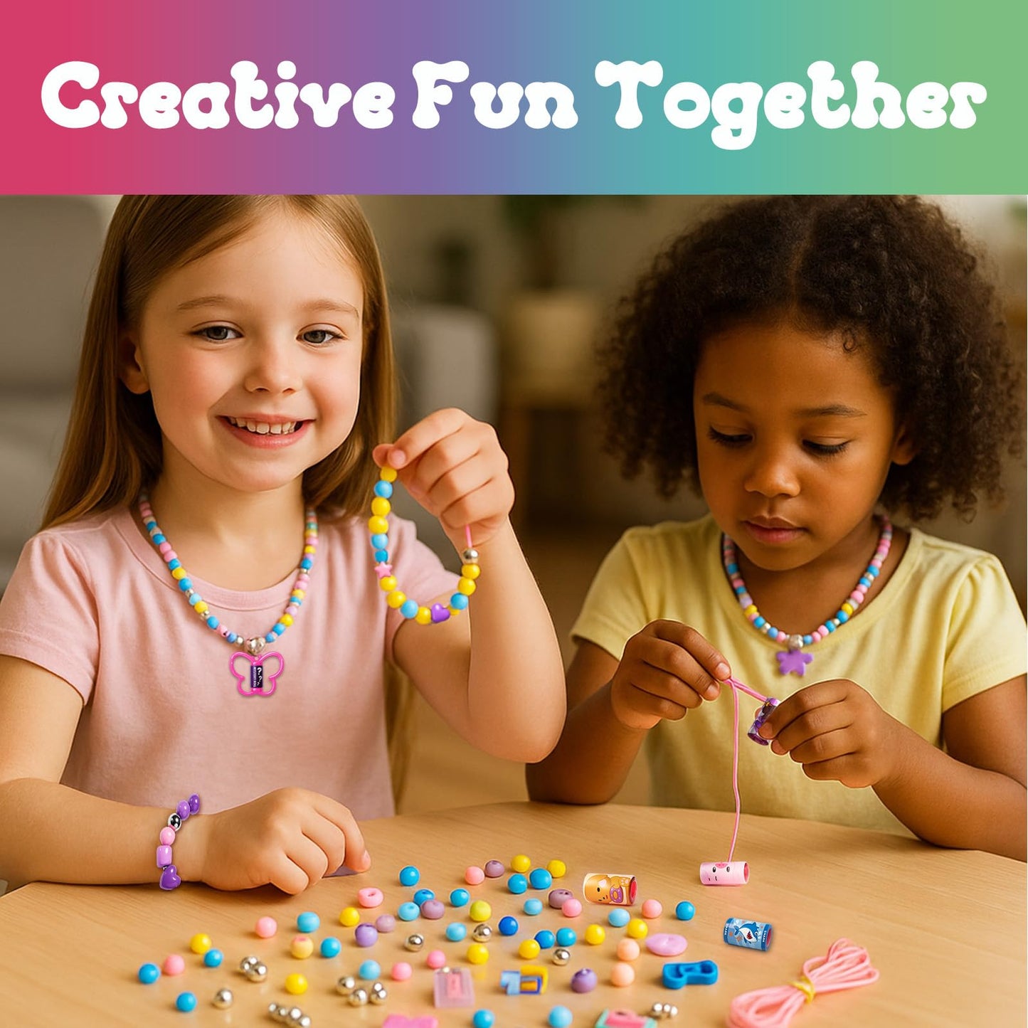 Sticker Bracelet Set | Includes 80 Mini Stickers & 2 Mystery Rolls | Over 1000 Collectible Designs | Wearable Toy for Kids