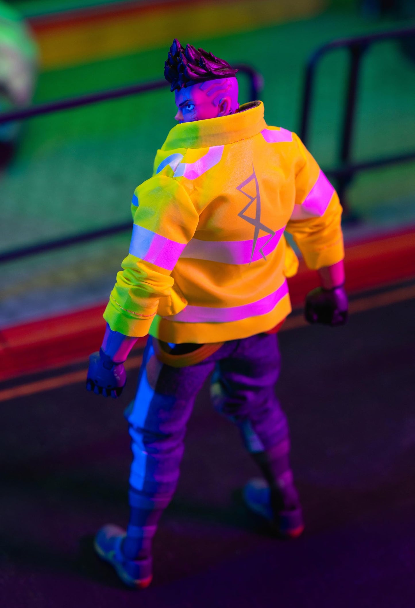 Jada Cyberpunk Edgerunners David Martinez - 1:12 Scale Action Figure - 6” Highly Articulated Collectible with Accessories - Ages 15+ - Soft Goods Jacket, Detailed Sculpt