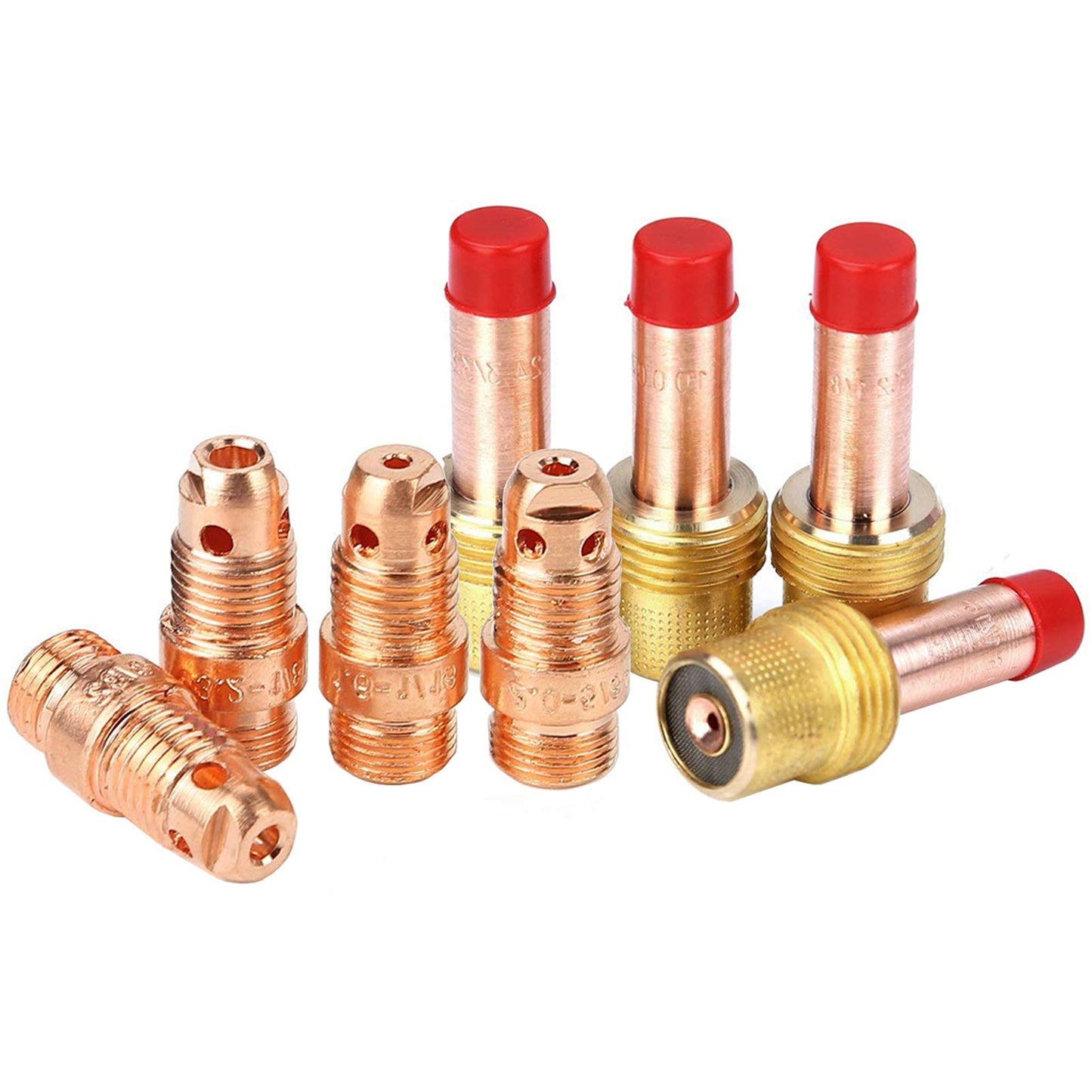 Zinger 87PCS TIG Welding Torch Accessories Kit Stubby Gas Lens #10 12 Glass Cup Alumina Nozzle Collets Body Kit for WP-17/18/26 TIG Welding Torch