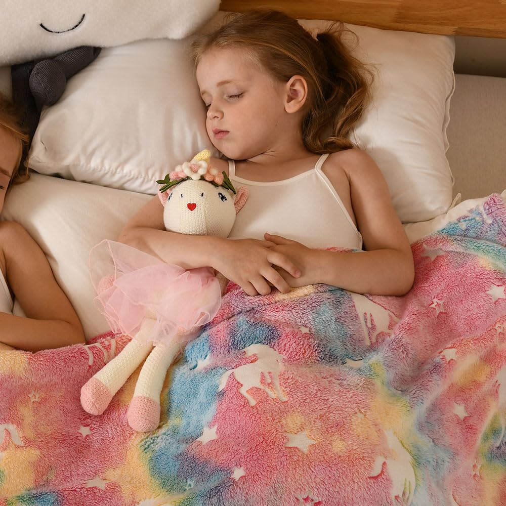 Unicorn Stuffed Animal Furry Bag & Fluffy Dress