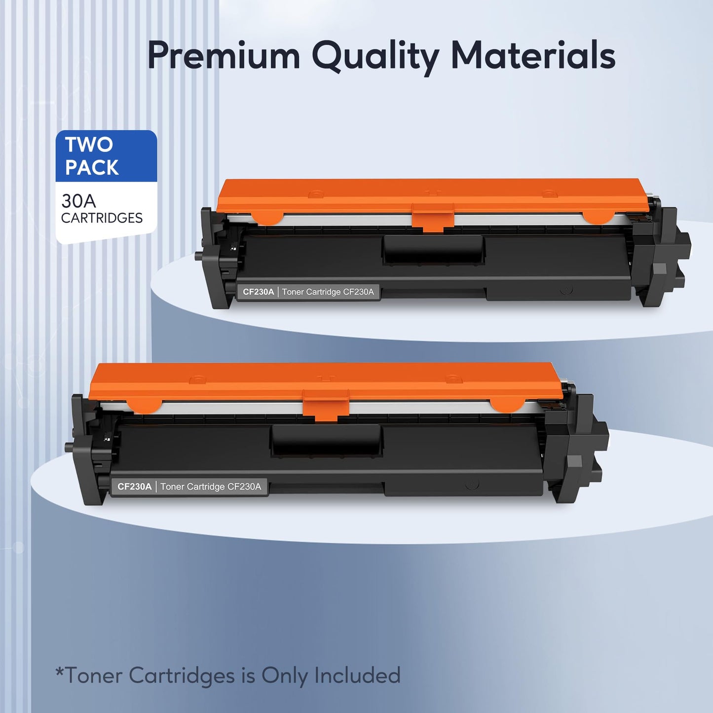 30A Toner Cartridge CF230A 2 Black Replacement for HP 30A CF230A 30X CF230X 30A CF230A Toner Cartridge Black Compatible for Pro MFP M227fdw M203dw M227fdn M203dn M227sdn M203d M227 M203 Series Printer