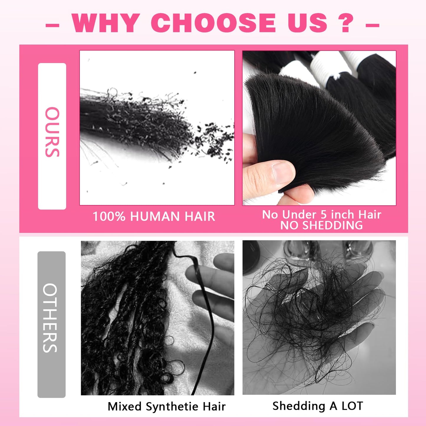 Liqusee Human Braiding Hair 100g One Bundle/Pack 22 Inch Natural Black Body Wave Curly Bulk Human Hair for Braiding No Weft 100% Unprocessed Brazilian Human Hair Braiding Hair for Boho Braids