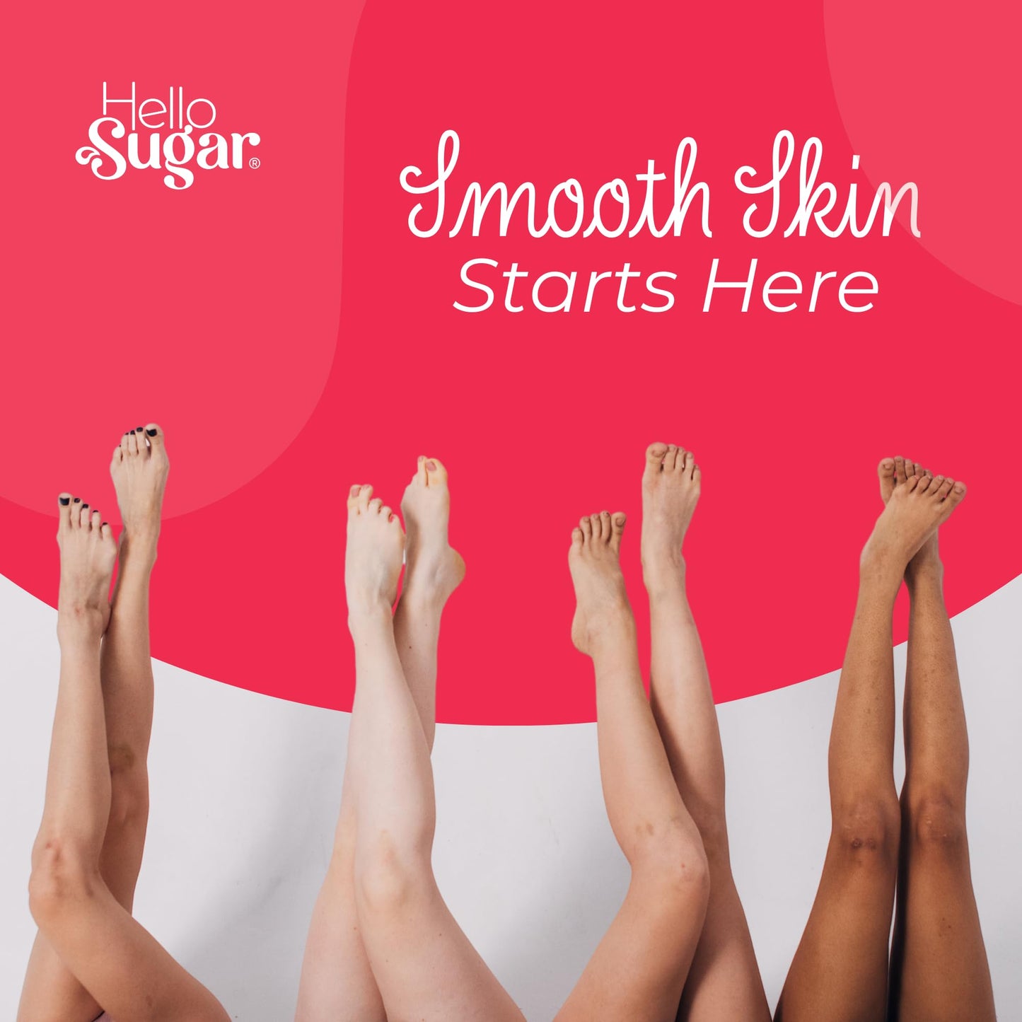 Smooth by Hello Sugar | Full-Body Sugar Wax | Sugar Waxing for Hair Removal | Sugaring Kit | Salon-Quality, Natural, Vegan | Gentle on Skin & Long-Lasting Smoothness | 100% Cruelty-Free (36 Ounces)