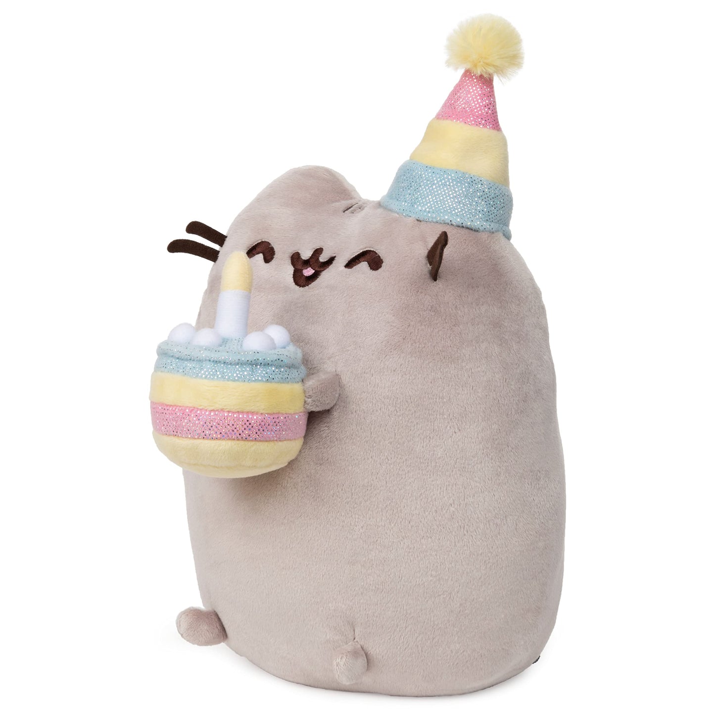 GUND Pusheen Birthday Cake Plush Stuffed Animal Cat, 9.5"