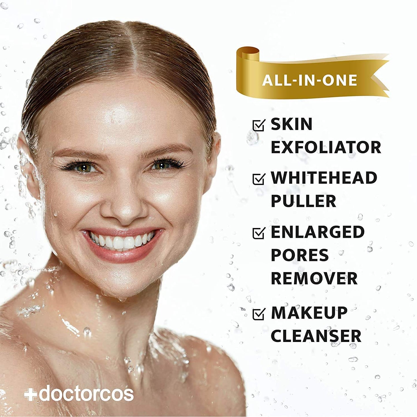 DOCTORCOS Brightening Pineapple Skin Pulling Face Cleanser 100 ml | Black head, Dead skin cell remover | Facial Make Up Cleanser | Face Scrub | Exfoliating Face Wash | Korean Skin Care