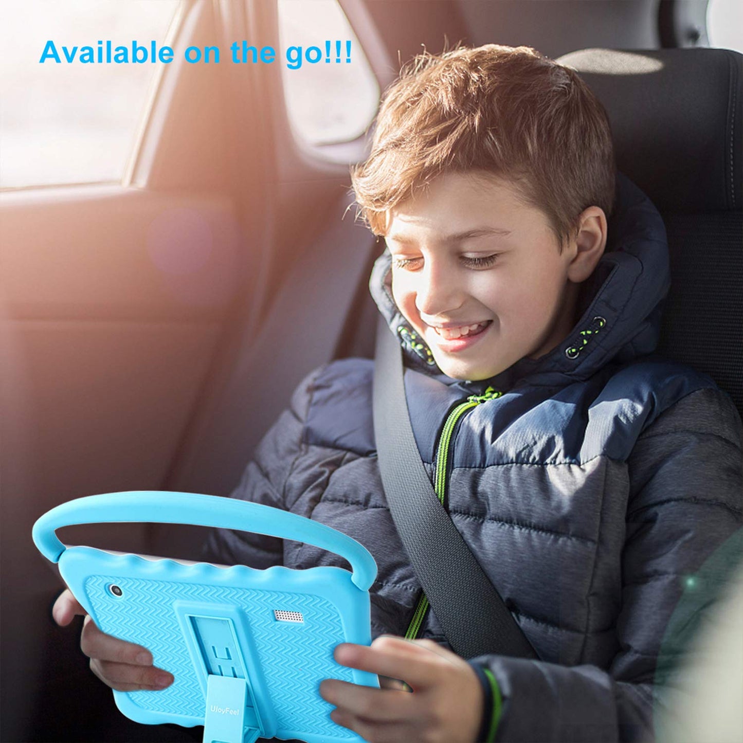 Kids Tablet 7 inch Toddler Tablet for Kids Edition Tablet with WiFi Dual Camera Children’s Tablet for Toddlers 32GB Android with Parental Controls Shockproof Case Tablet for kids ages 3-14(Blue）