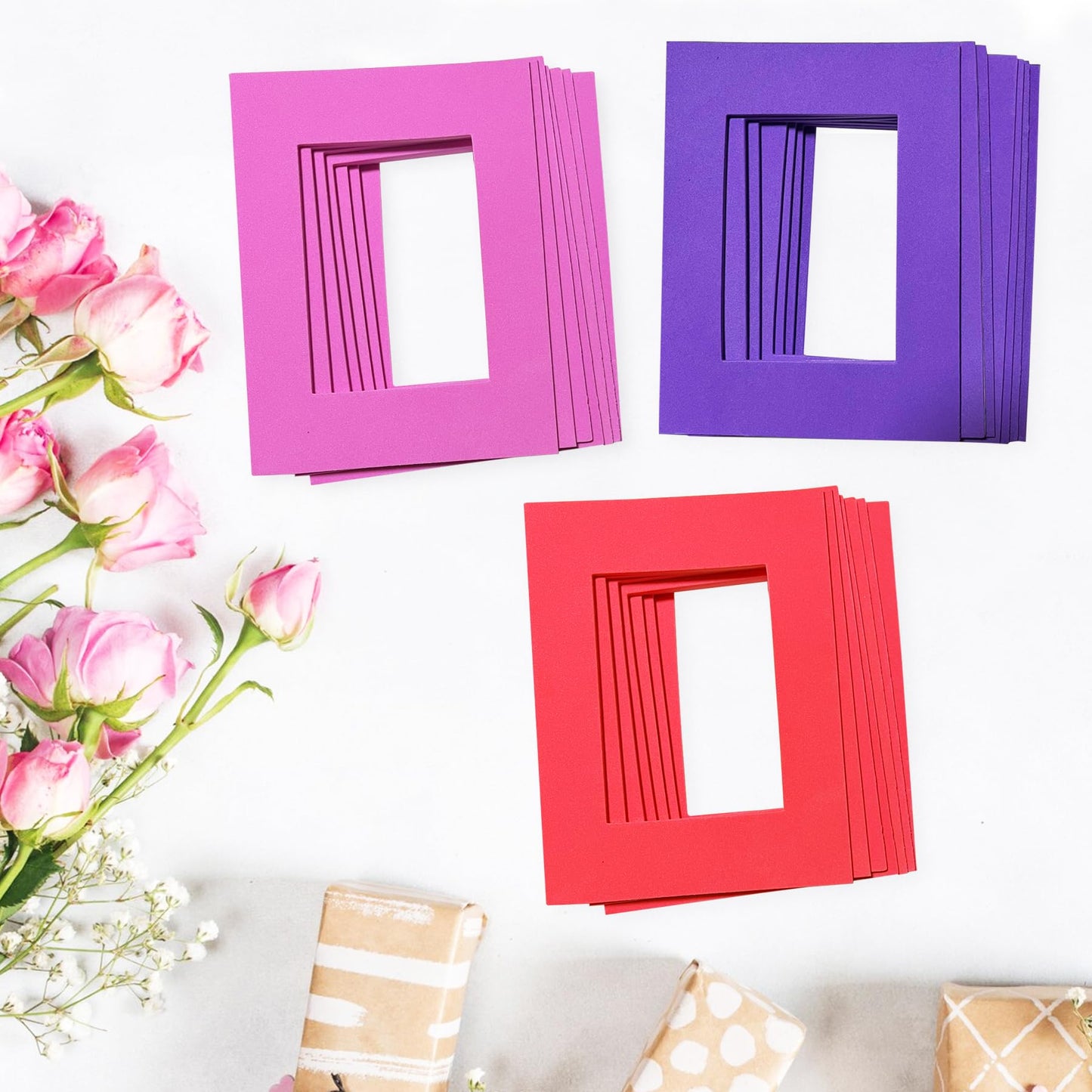 Valentines Crafts for Kids 21 Packs Valentine's Day Diy Picture Frame Craft Kits for Kids, Toddler Arts and Crafts with 800 Pcs Heart Foam Shapes Stickers for Kids Classroom Game Activities Decoration