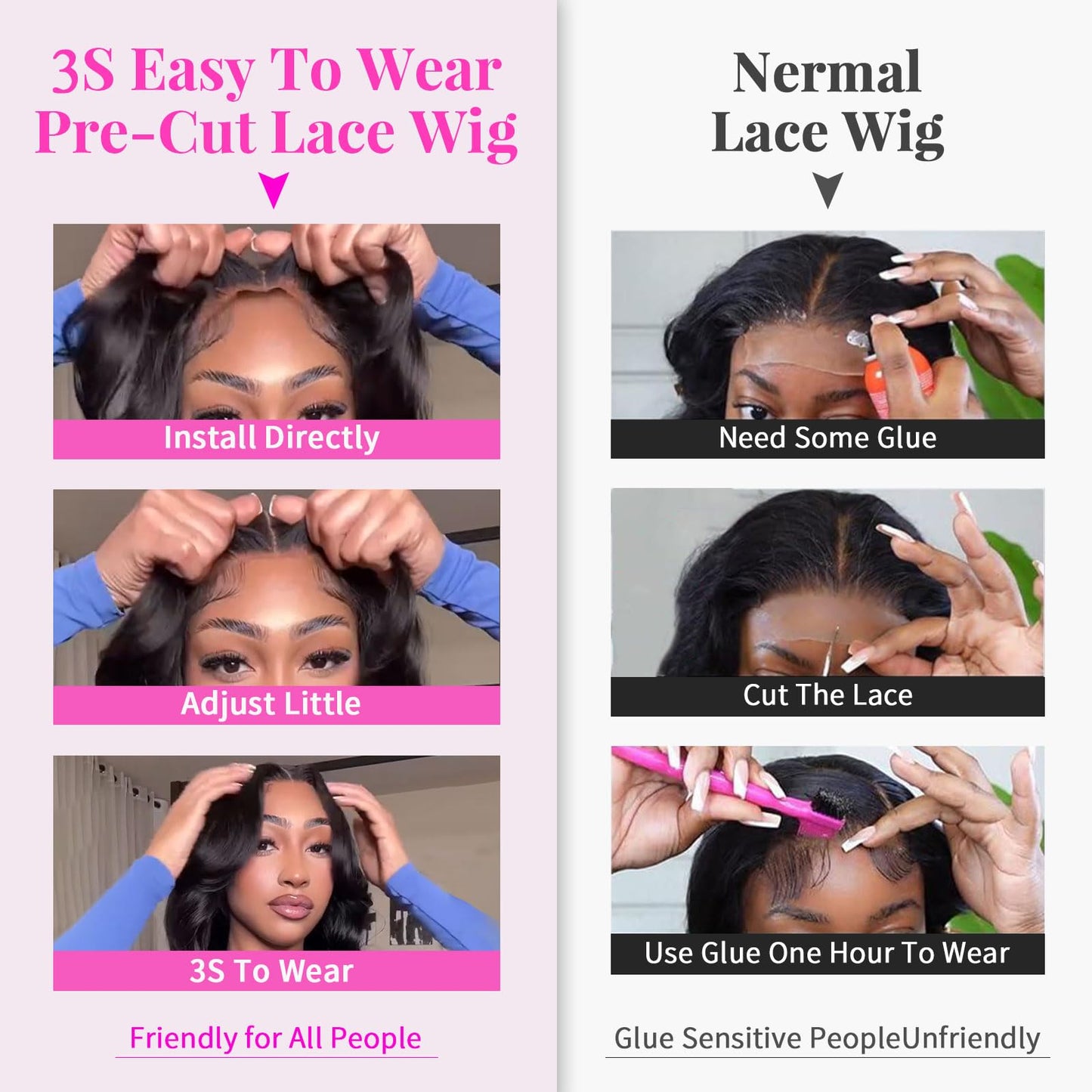 mscoco Bob Wig Human Hair 5×6 Body Wave HD Lace Front Wigs Human Hair Pre-bleached knots Bob Wig Human Hair Glueless 4/27 Wigs Human Hair for Black Women Body Wave Human Hair Wig 12Inch