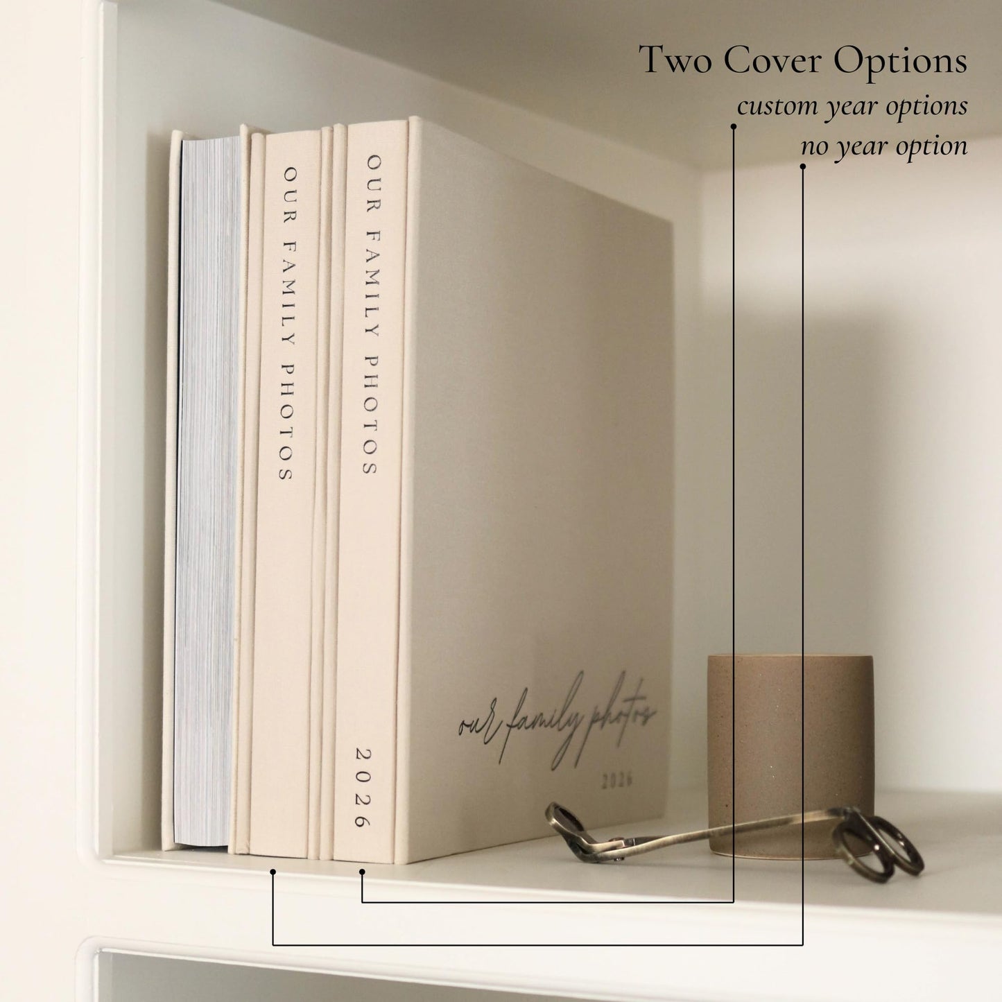 Family Photo Album 4x6 Pictures - Large Linen Picture Book 400 Horizontal & Vertical Pockets - Personalized Scrapbook Memory Book For Baby, Kids, Vacation, Couples, Anniversary