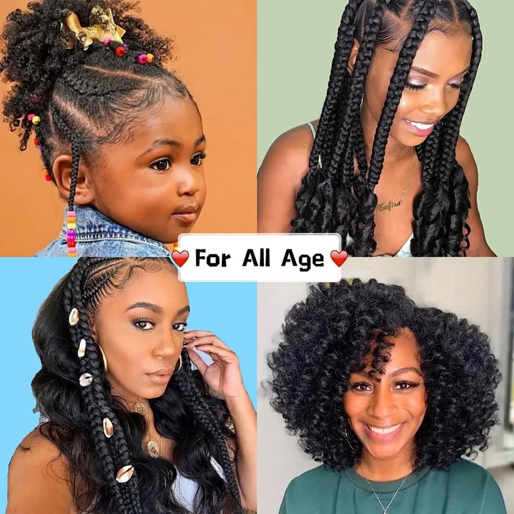 Human Braiding Hair 3 Bundles/Pack 150g Curly Water Wave Human Bulk Hair for Braiding No Weft 10A Brazilian Virgin Human Braiding Hair for Boho Braids Wet and Wavy Braids Extensions (16 16 16inch)