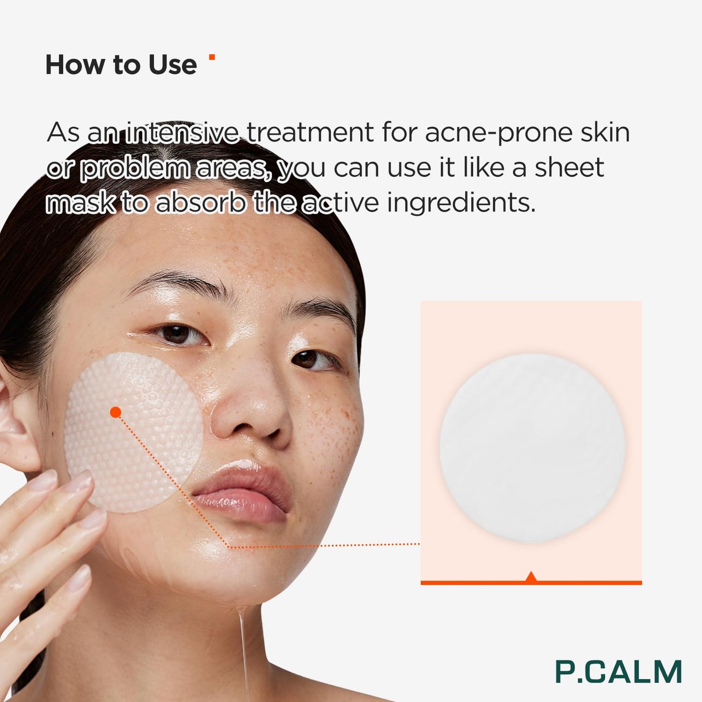 P.CALM Barrier Cycle Toner Pad with Refill Pack 60 + 60 Pads | Korean Skincare Daily Toner Pad for Calming Hydrating Soothing Sebum Care for Sensitive Skin | Vegan Cruelty-Free Fragrance-Free