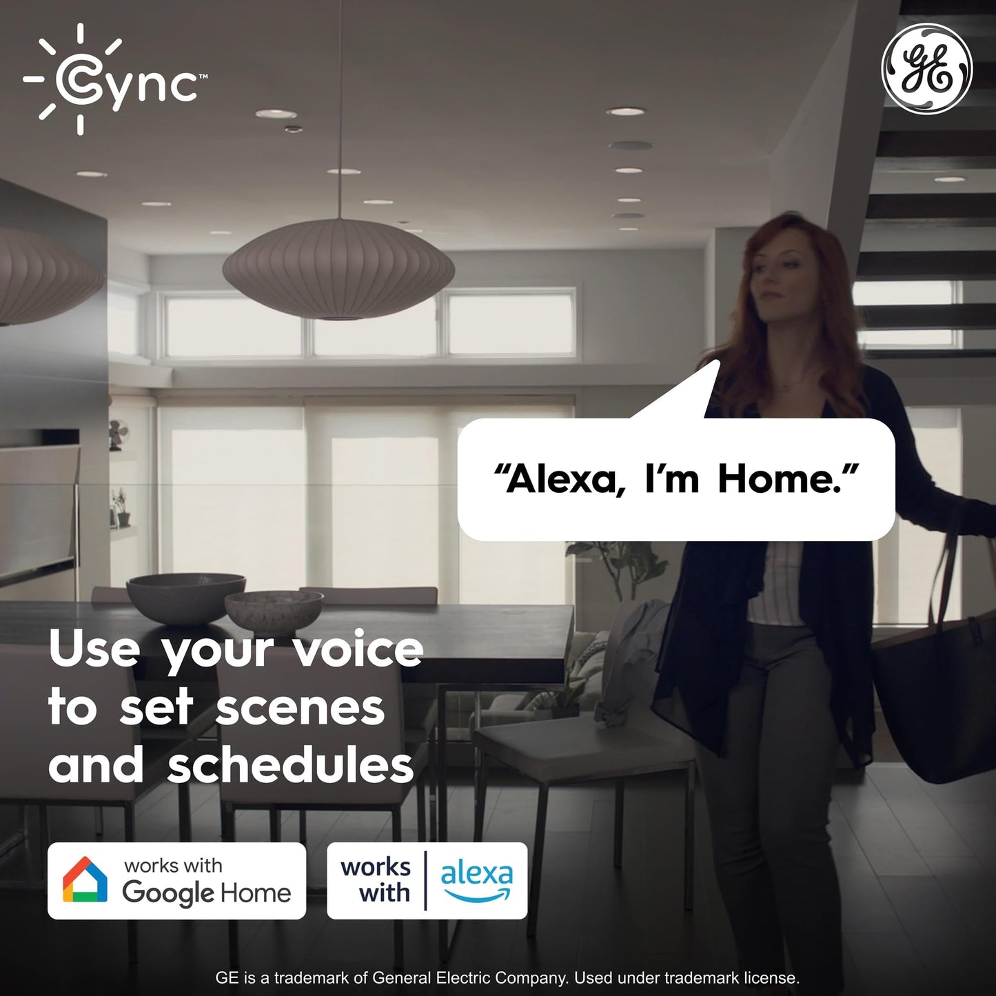 Cync GE Reveal HD+ Wafer Smart LED Downlight Fixture, Full Color Changing Lights, WiFi and Bluetooth LED Lights, 760 Lumens, Works with Google Home and Amazon Alexa, 4 Inches (2 Pack)