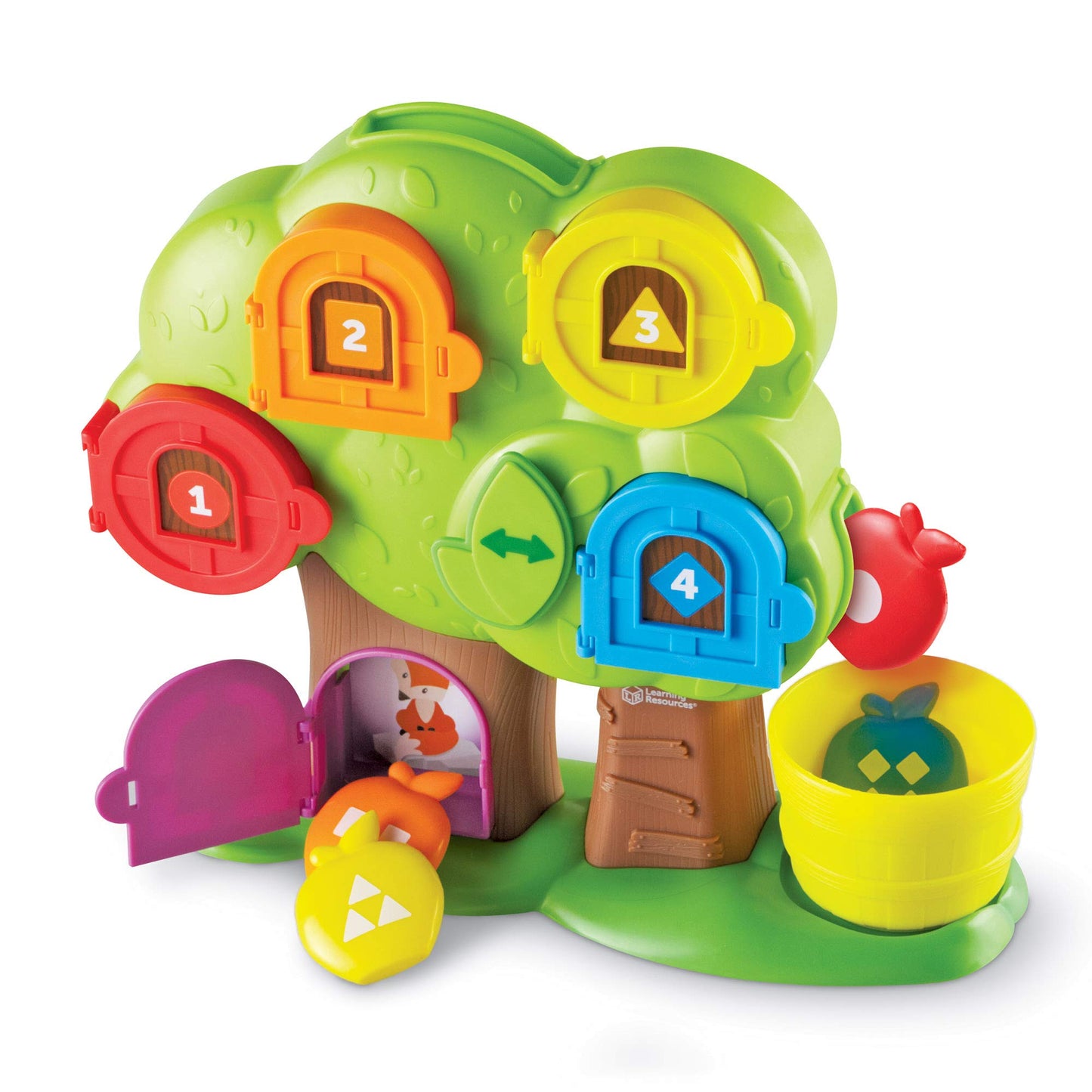Learning Resources LER7741 Hide & Seek Learning Treehouse, Letter Games