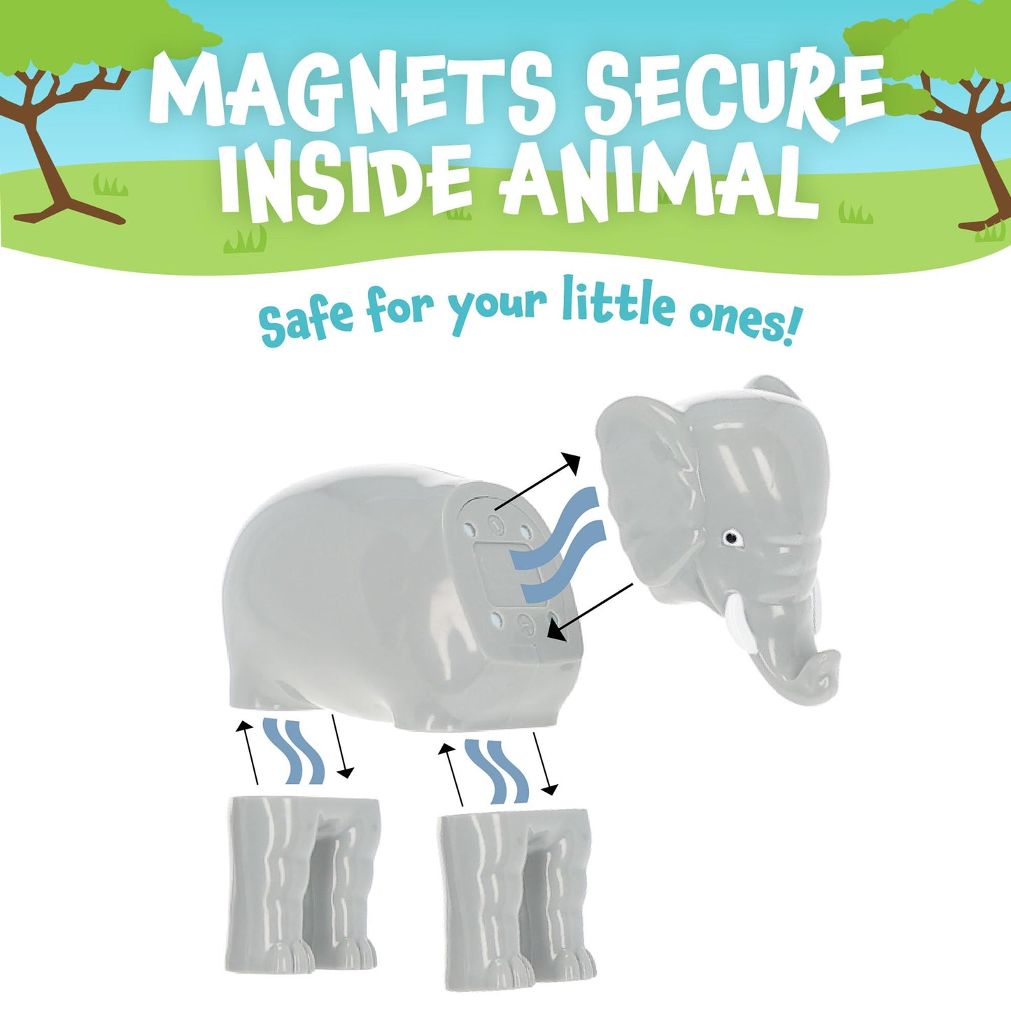 Popular Playthings Magnetic Mix or Match Animals