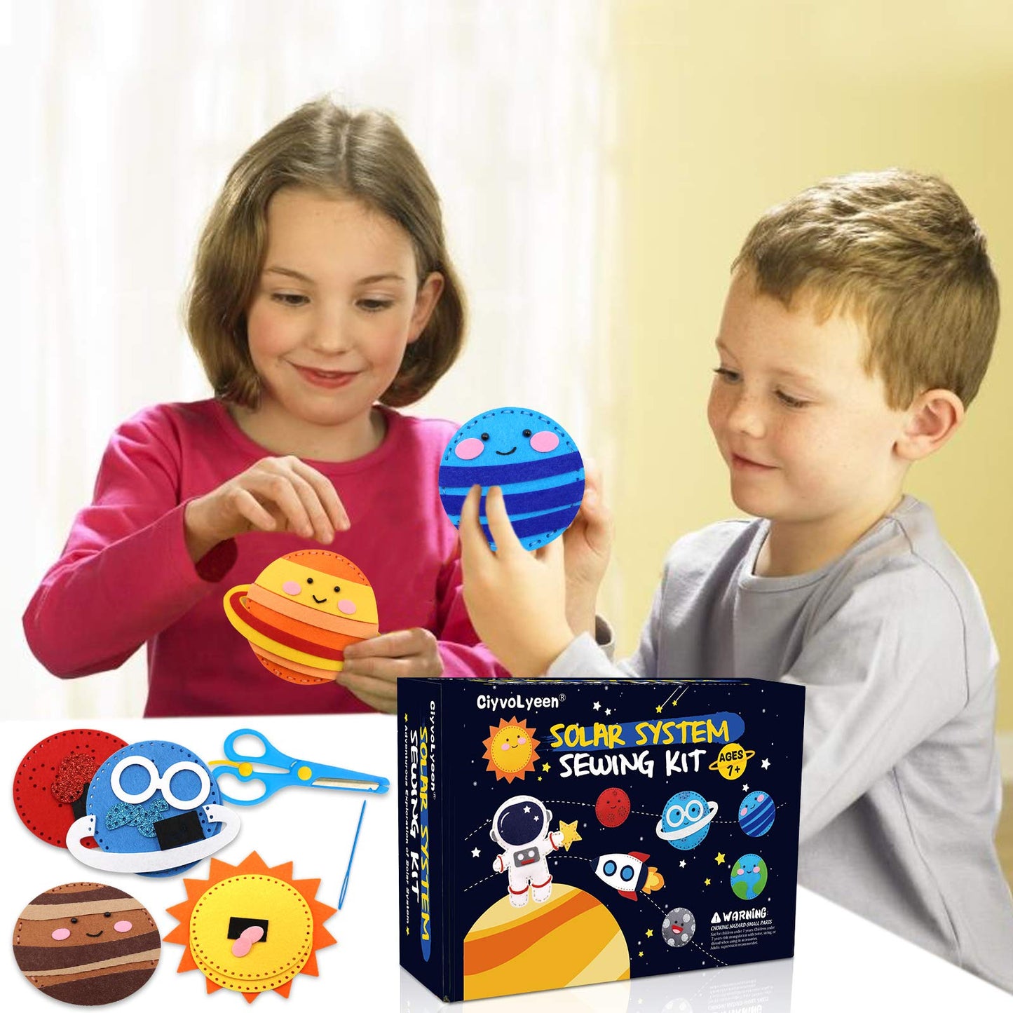 CiyvoLyeen Solar System Sewing Craft Kit