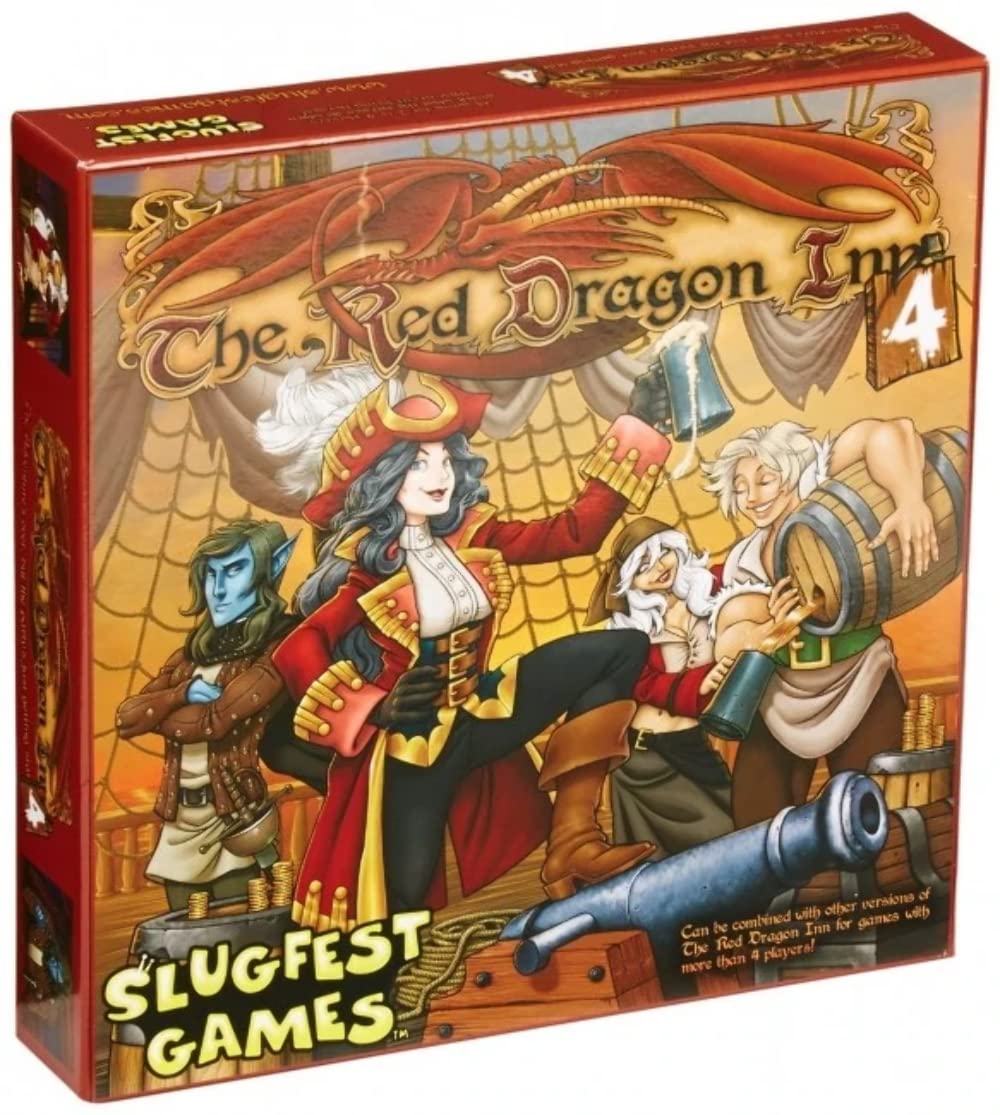 Slugfest Games The Red Dragon Inn 4 Strategy Boxed Board Game Ages 13 & Up (SFG014)