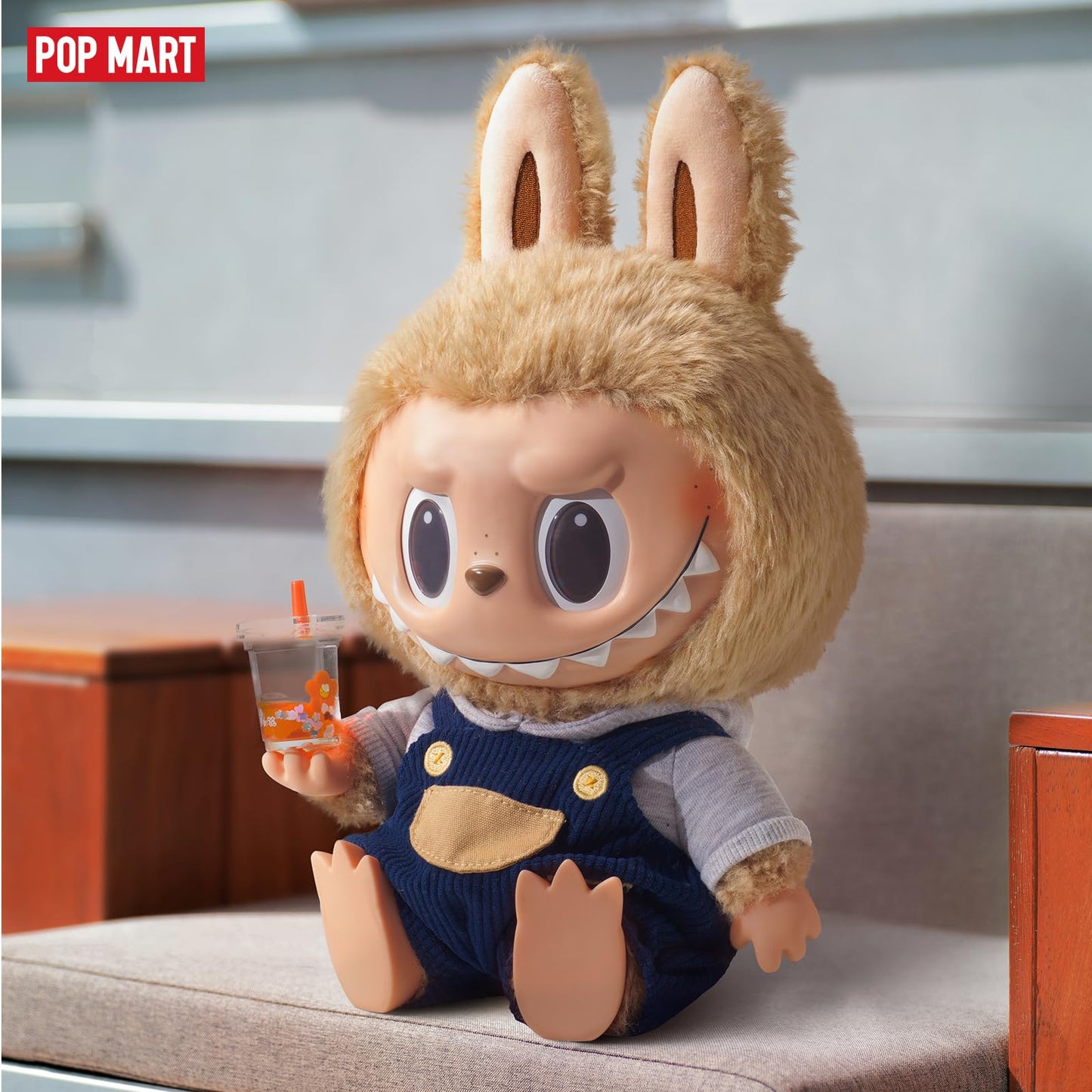 POP MART The Monsters Time to Chill-Vinyl Plush Doll, LABUBU Toys for Modern Home Decor, Collectible Toy Set for Desk Accessories, 1PC