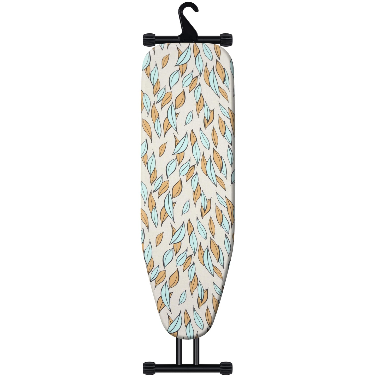 Space-Saving Ironing Board 43x13, Heat Resistant Cover, Heavy Sturdy Legs