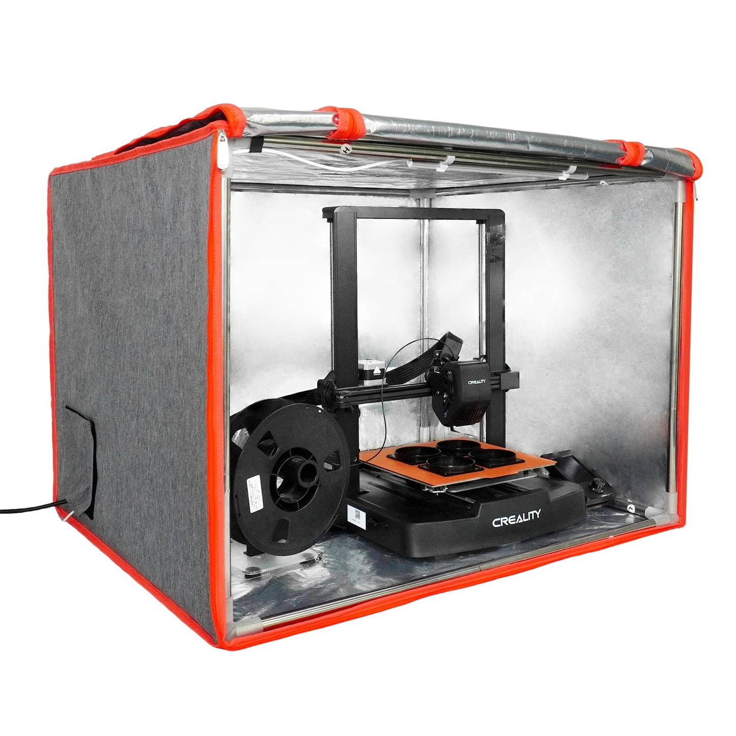 Dual-Placement Resin 3D Printer Enclosure Cover Tent with Adjustable Ventilation Exhaust Fan kit Compatible with Creality Anycubic Elegoo Series Mars 5 Ultra, Photon Mono 4 Resin UV 3D Printer