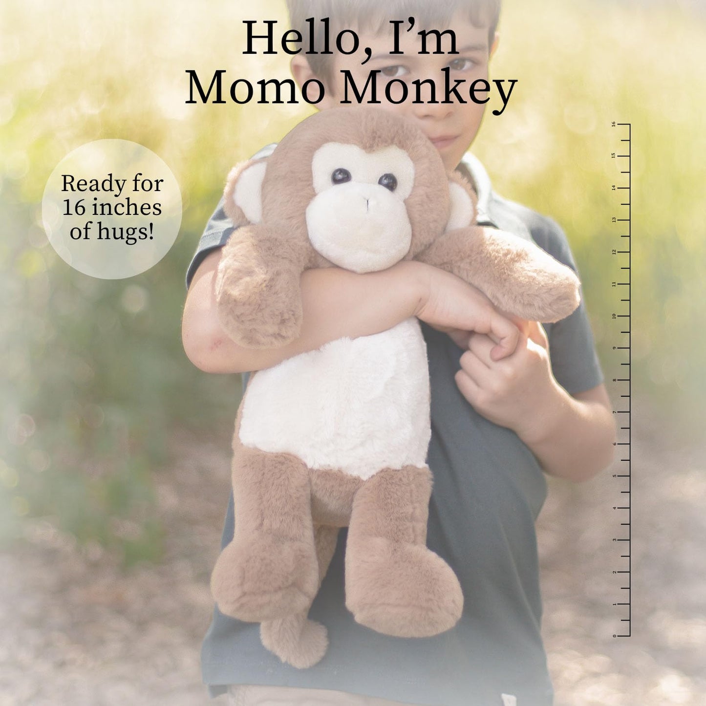 World's Softest Lushees 16" Momo Monkey