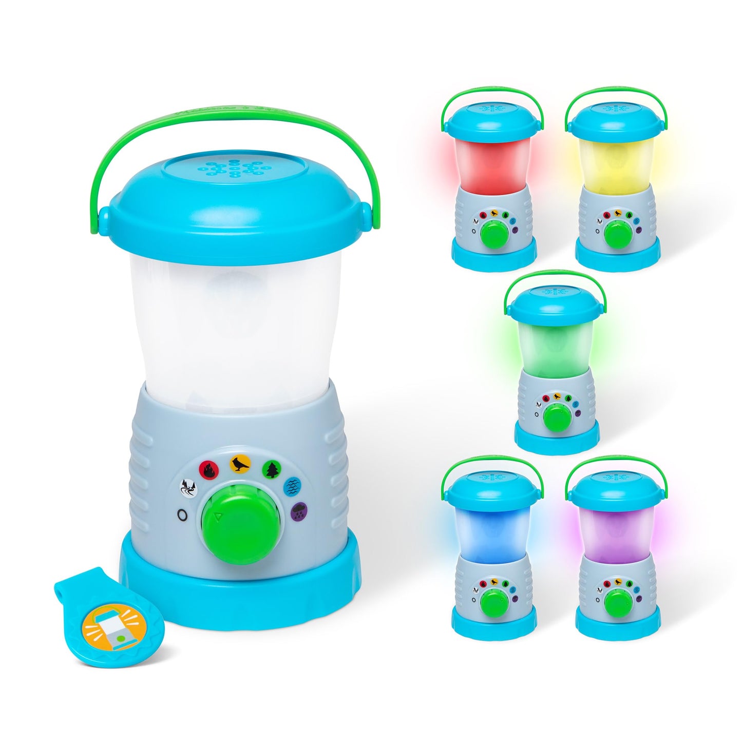Melissa & Doug Let’s Explore™ Light & Sound Camping Lantern Play SetToddler Flashlight, Toy Lanterns for Toddlers and Kids 3+